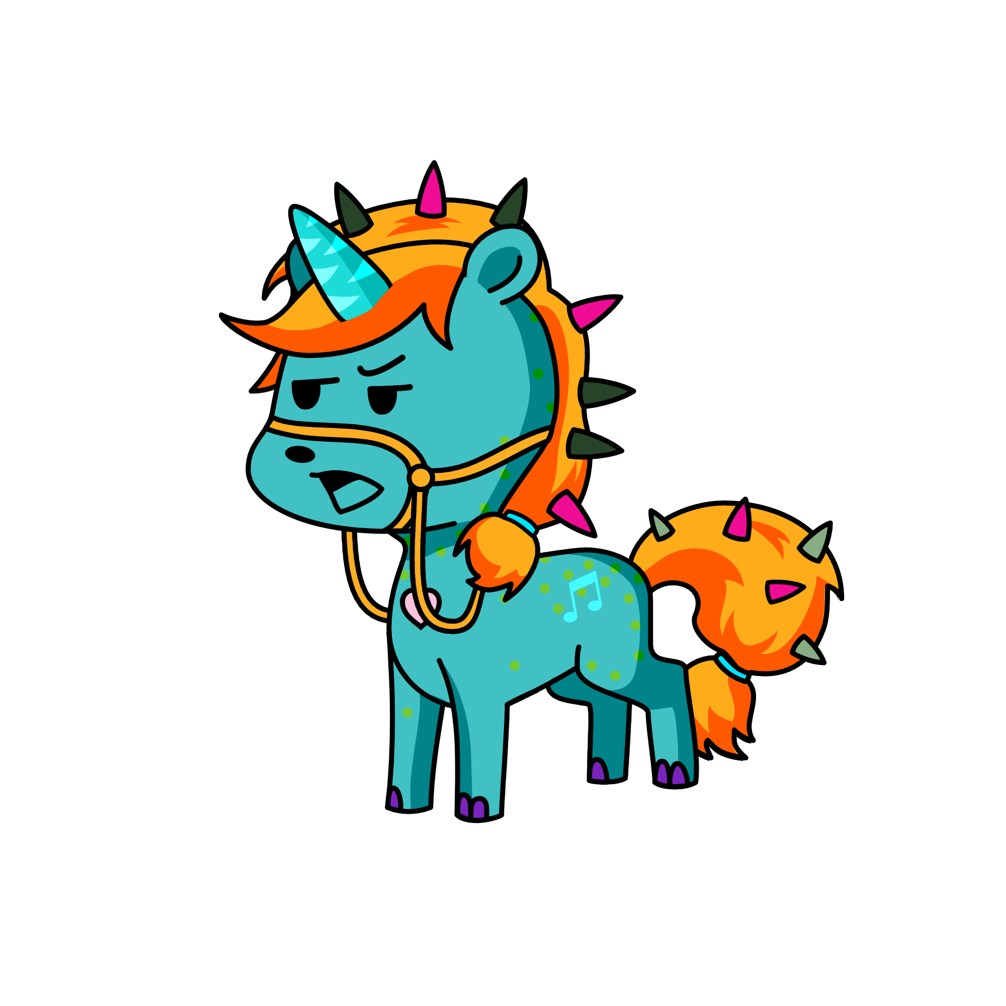 Geny, the unicorn