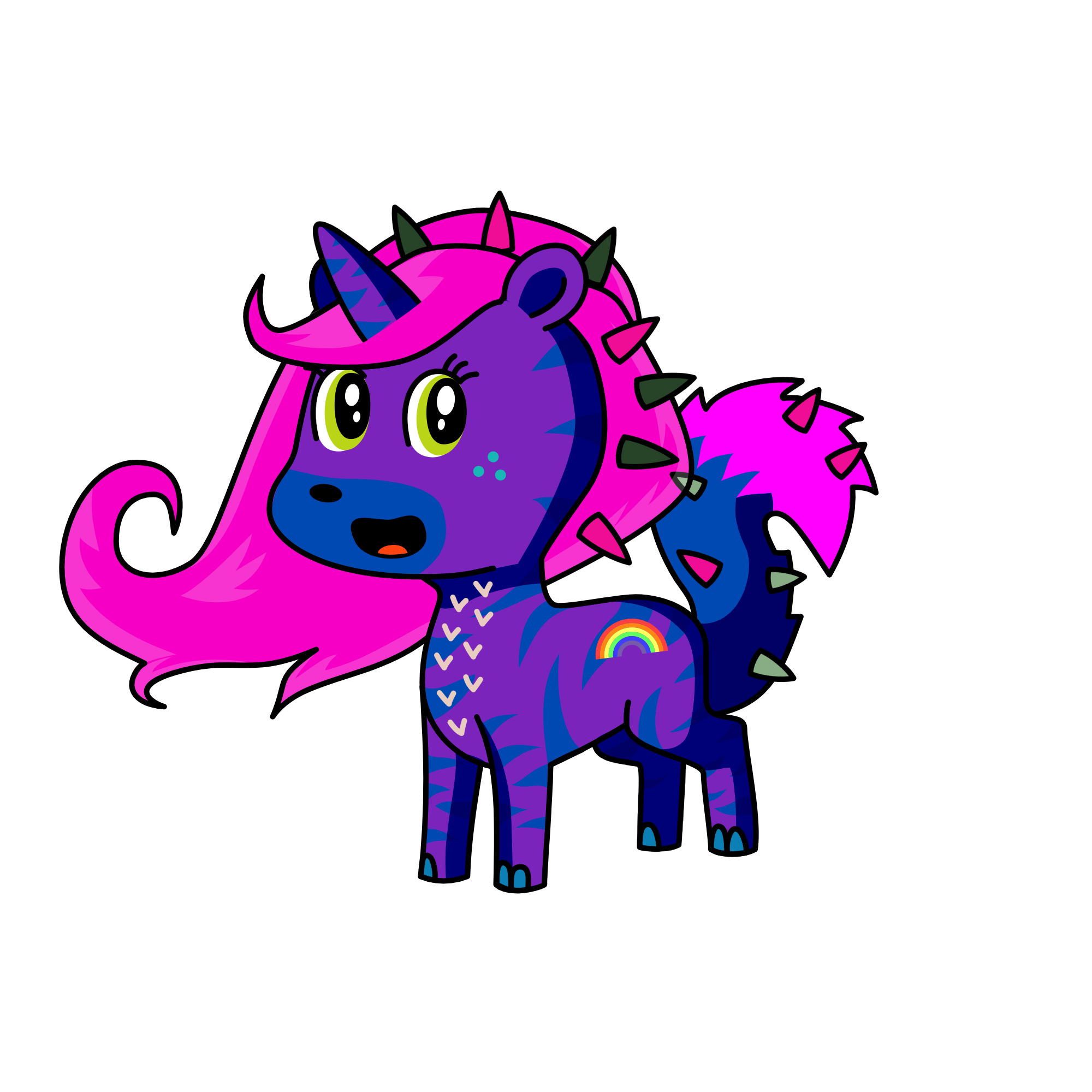 Candy, the unicorn
