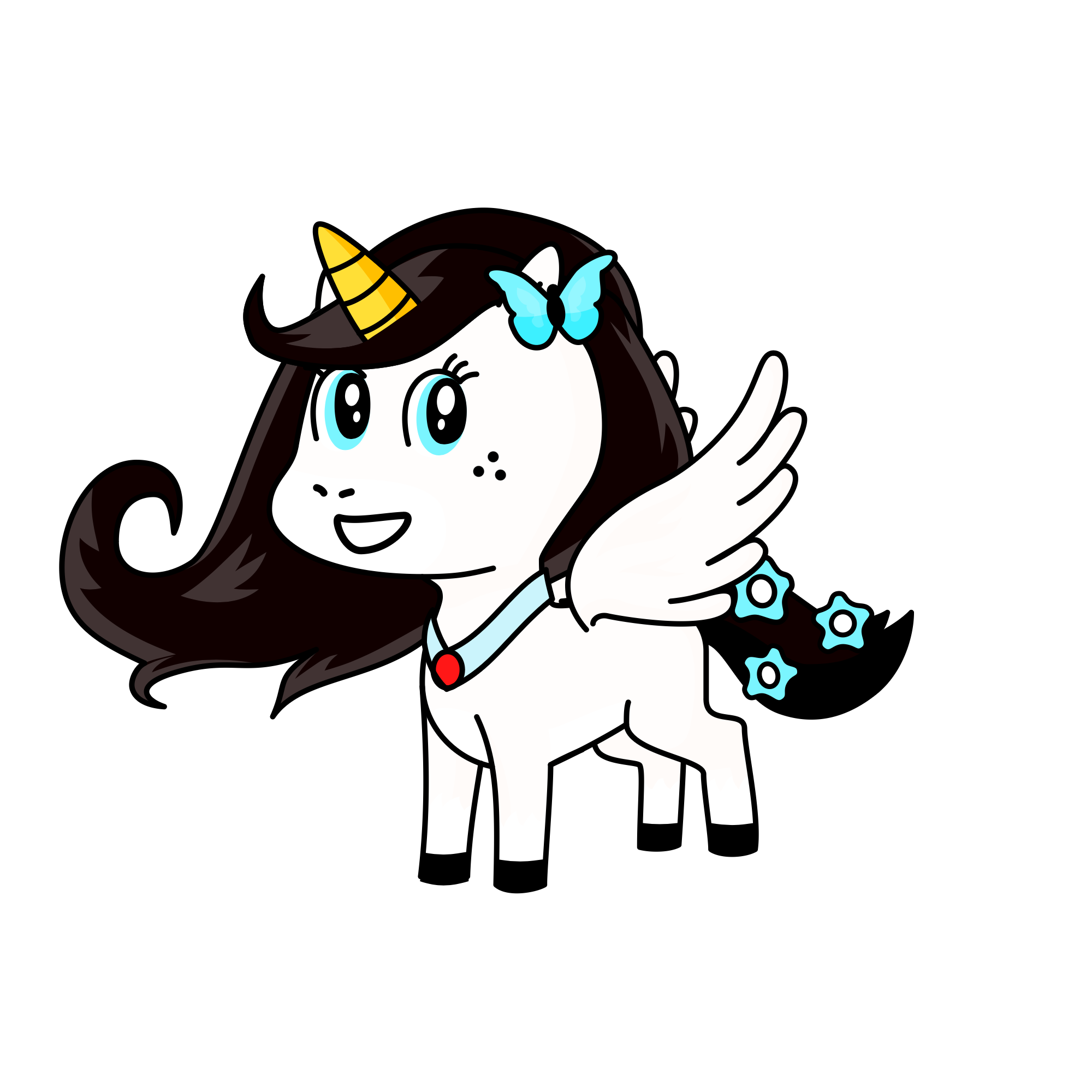 Hello I’m Brianna and I’m making my show called the Brianna show , the unicorn