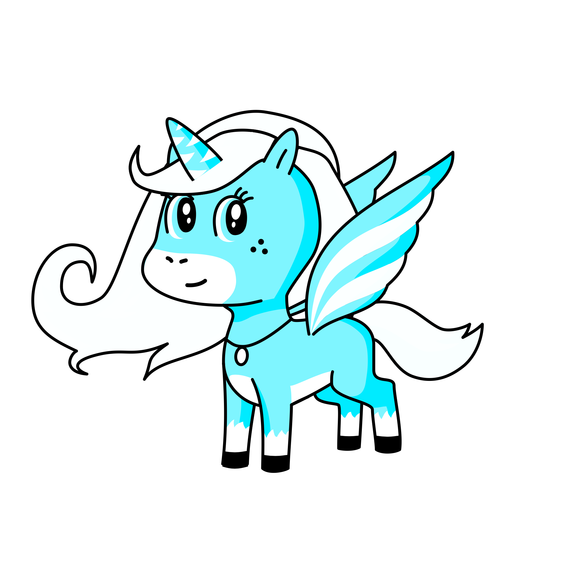 Icey, the unicorn