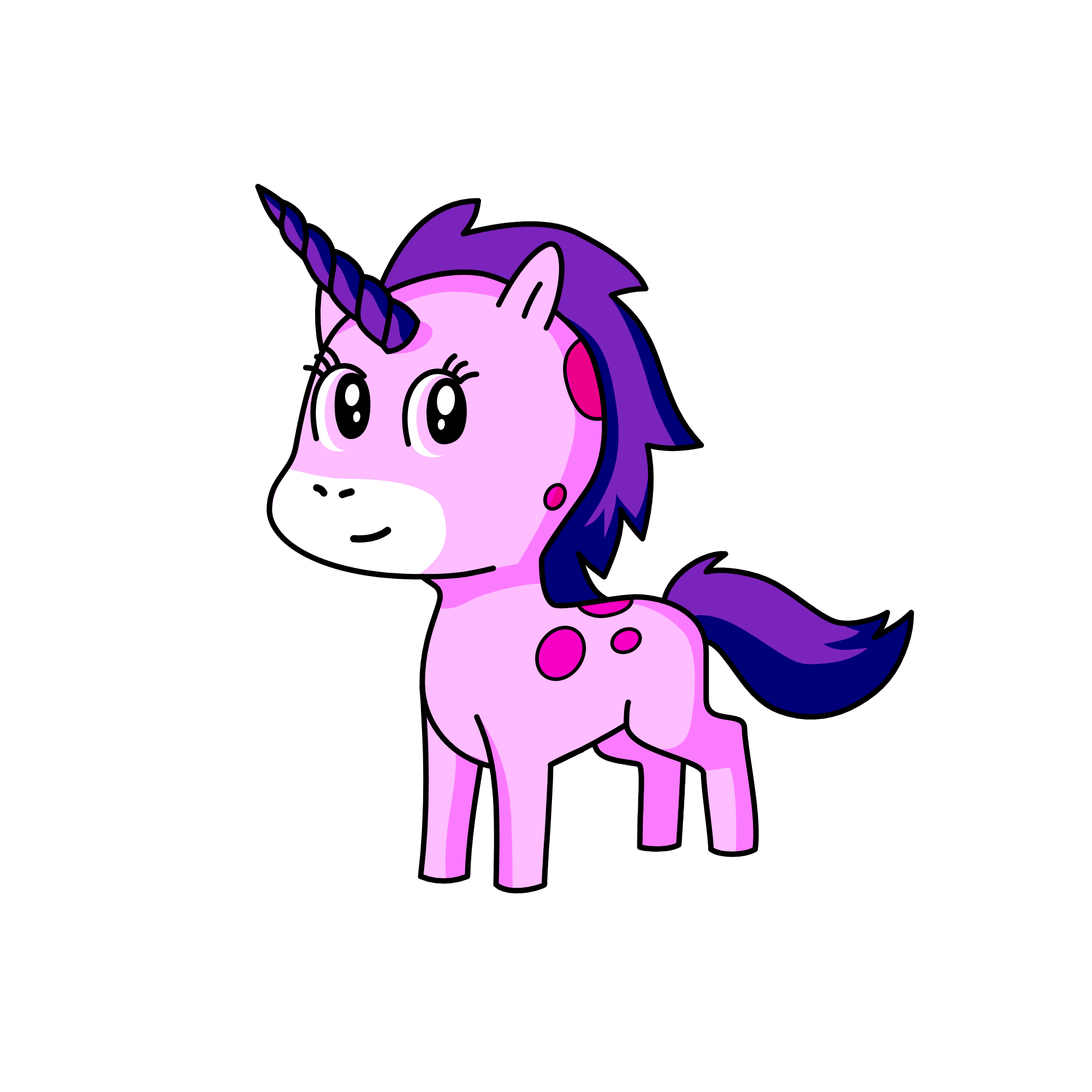 Glamour, the unicorn