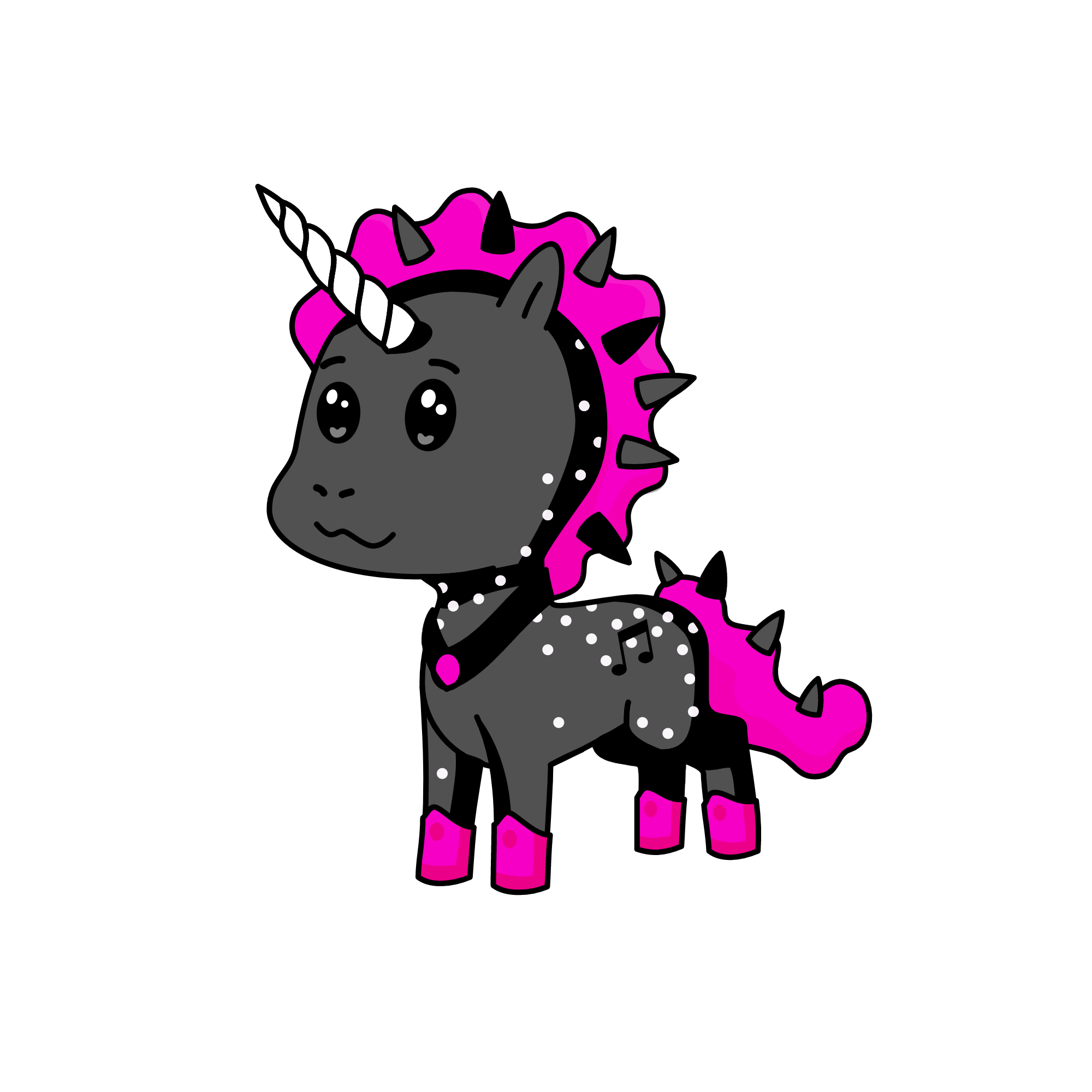 Punky, the unicorn