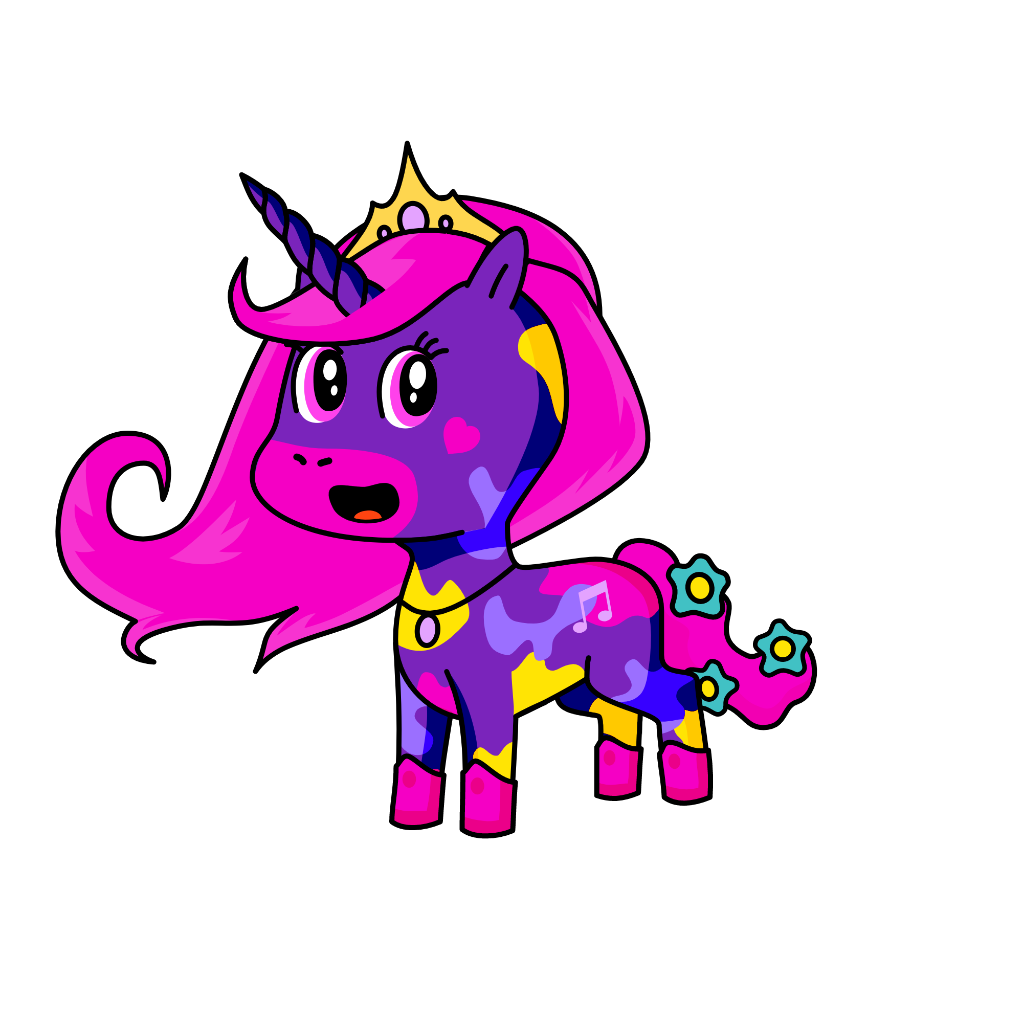 Lilac, the unicorn