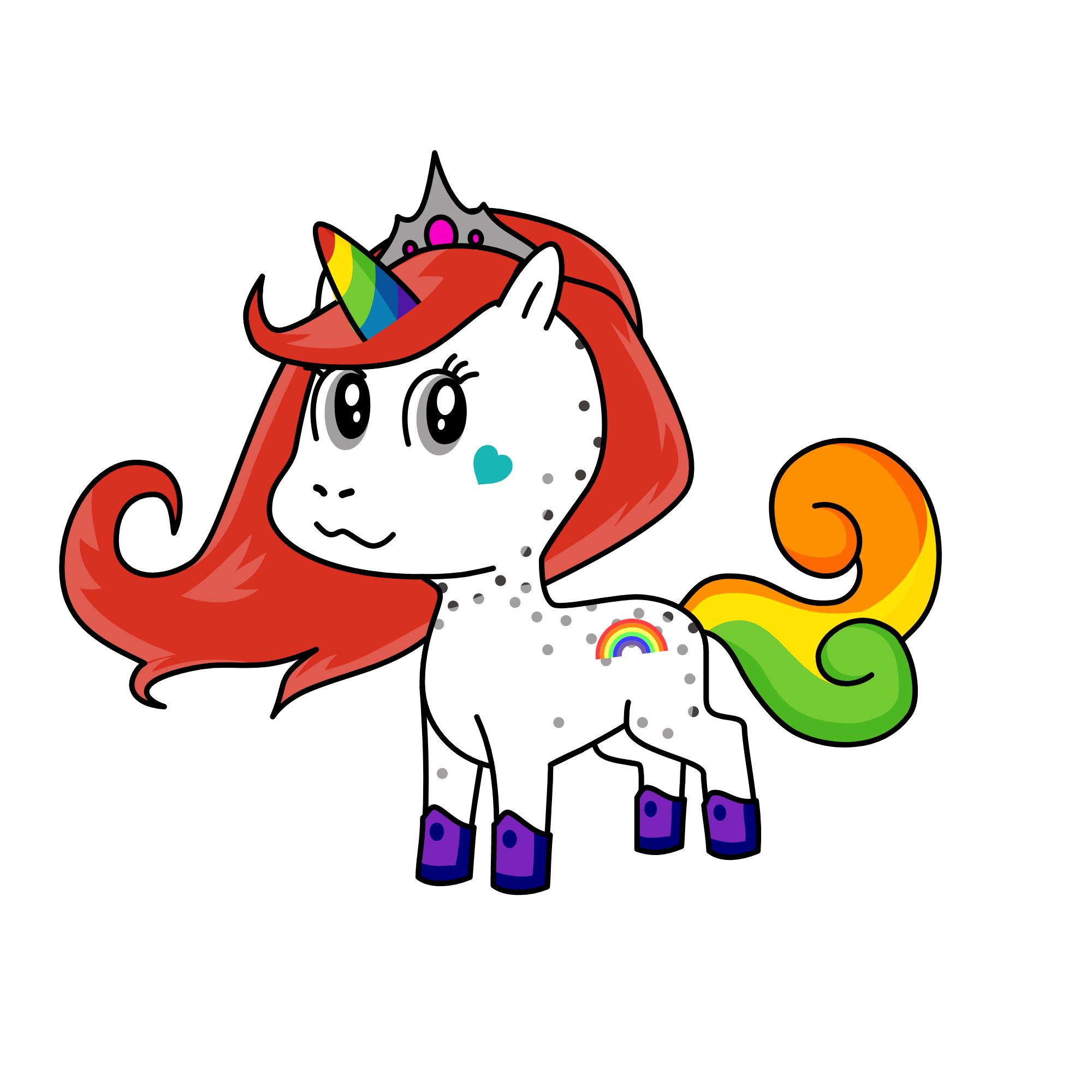 RainbowCorn, the unicorn