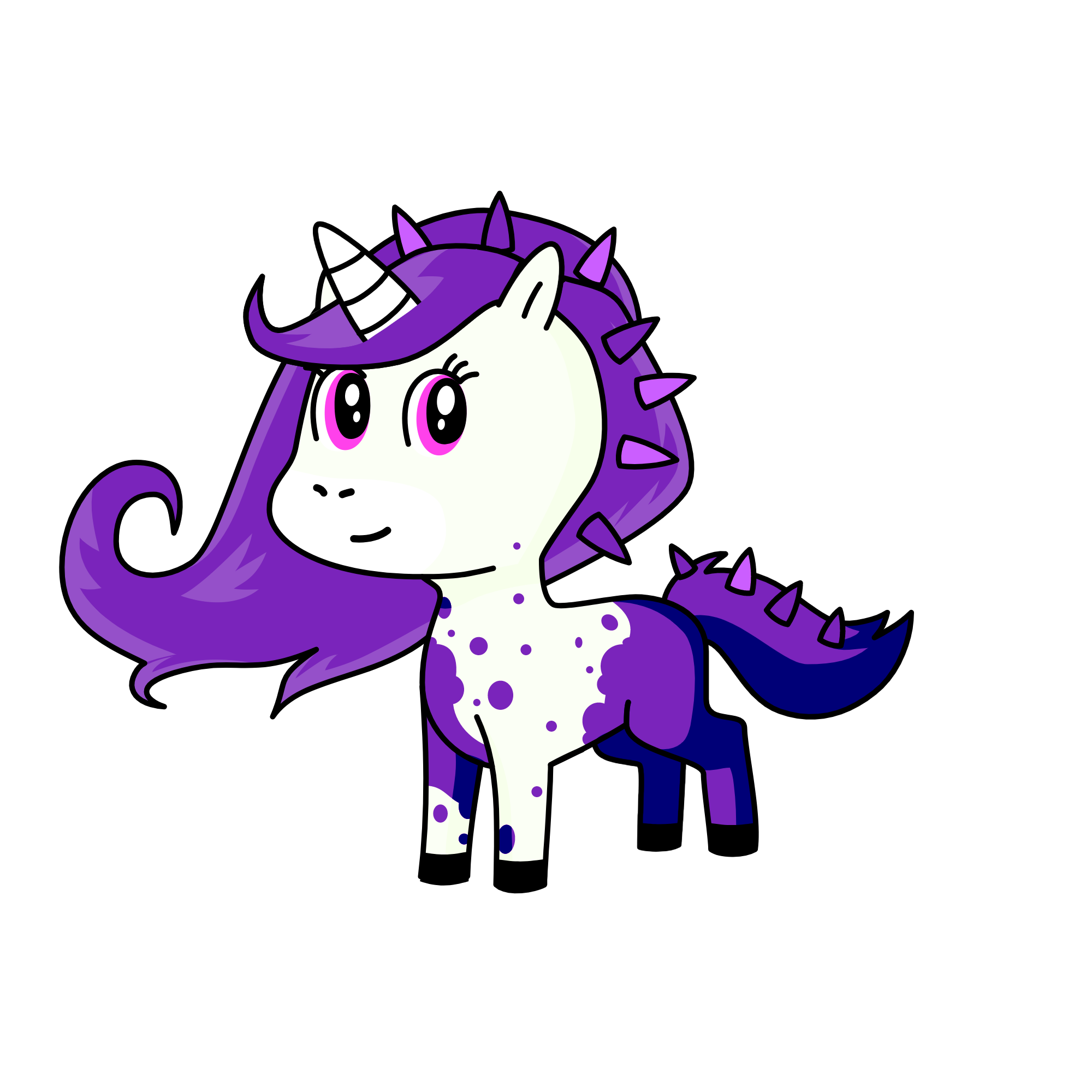 Lavender, the unicorn