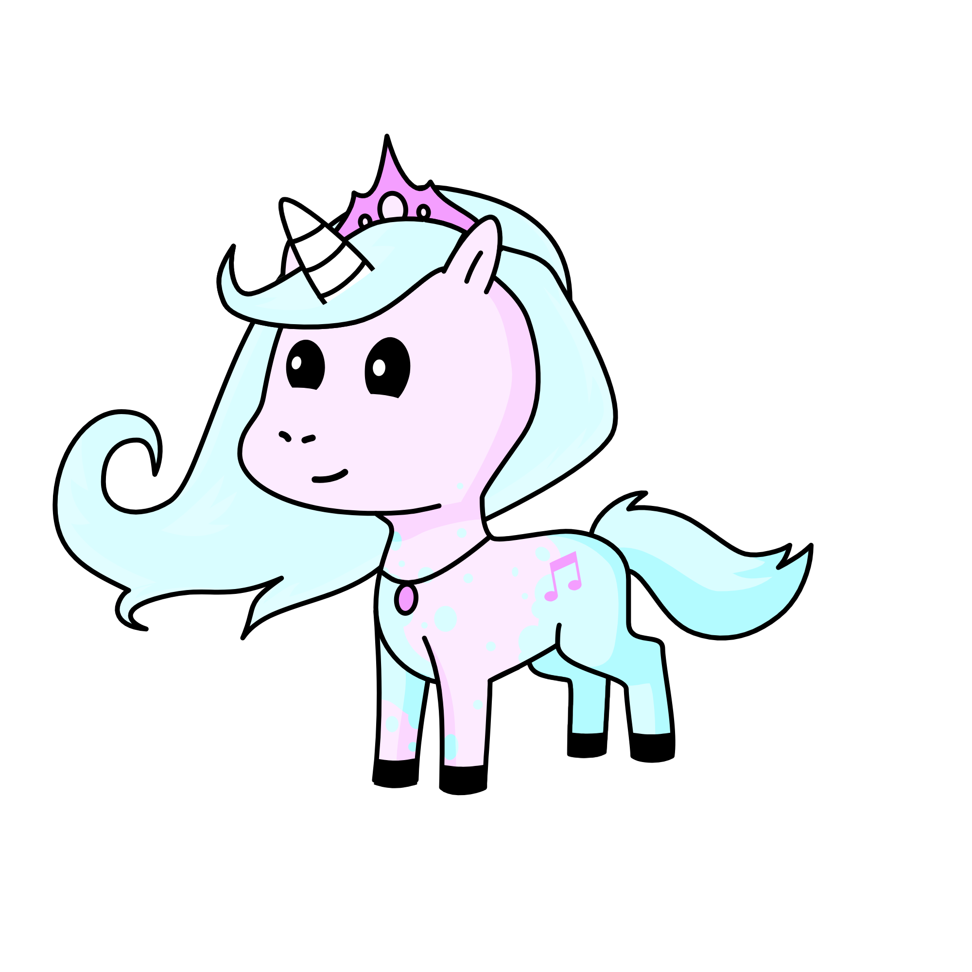 Pastel, the unicorn