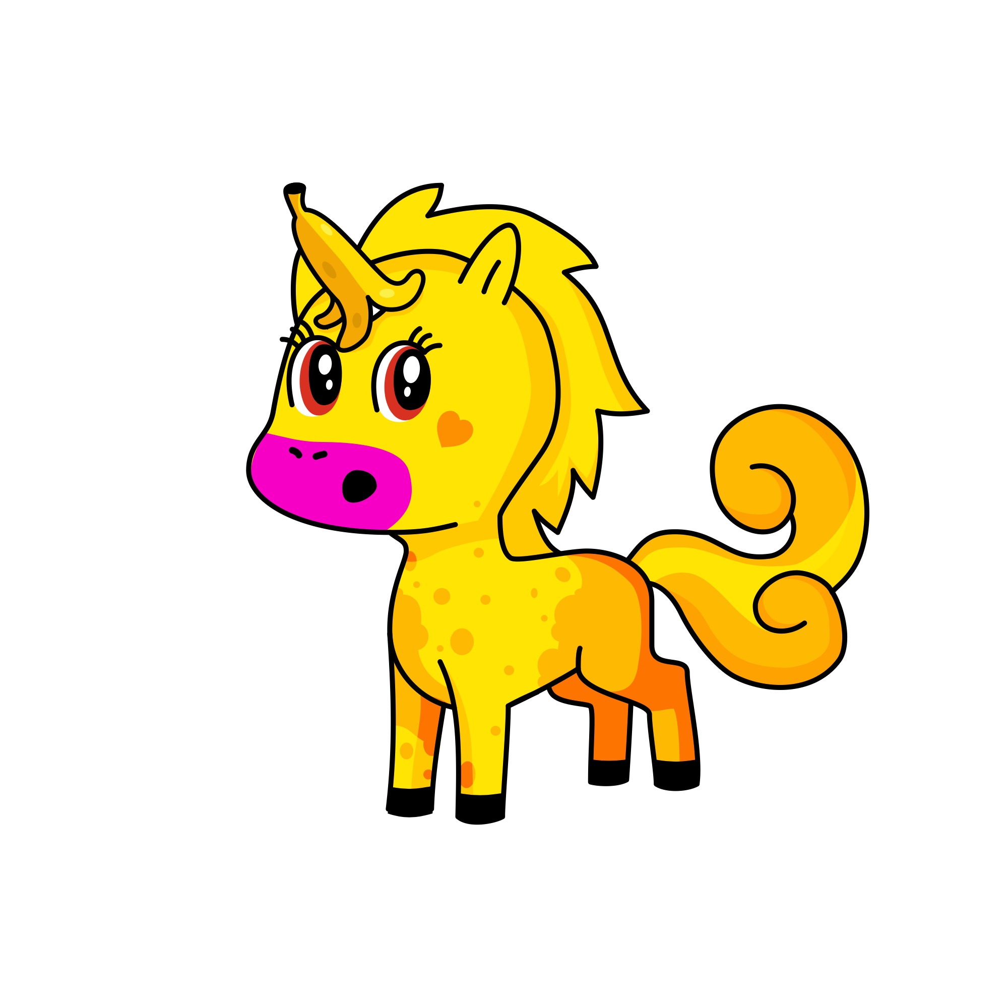 Banana, the unicorn