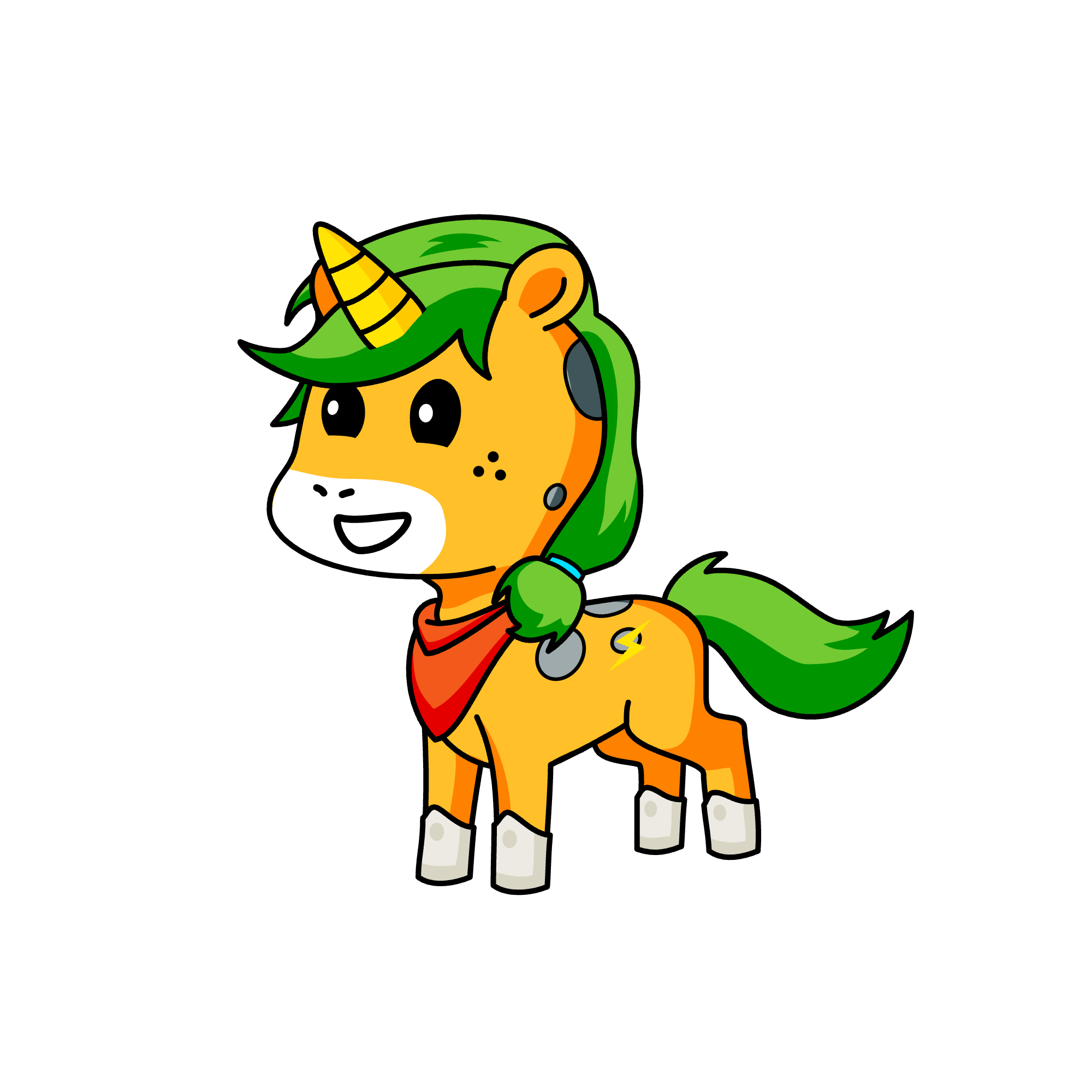 Rainbow River-Lily, the unicorn