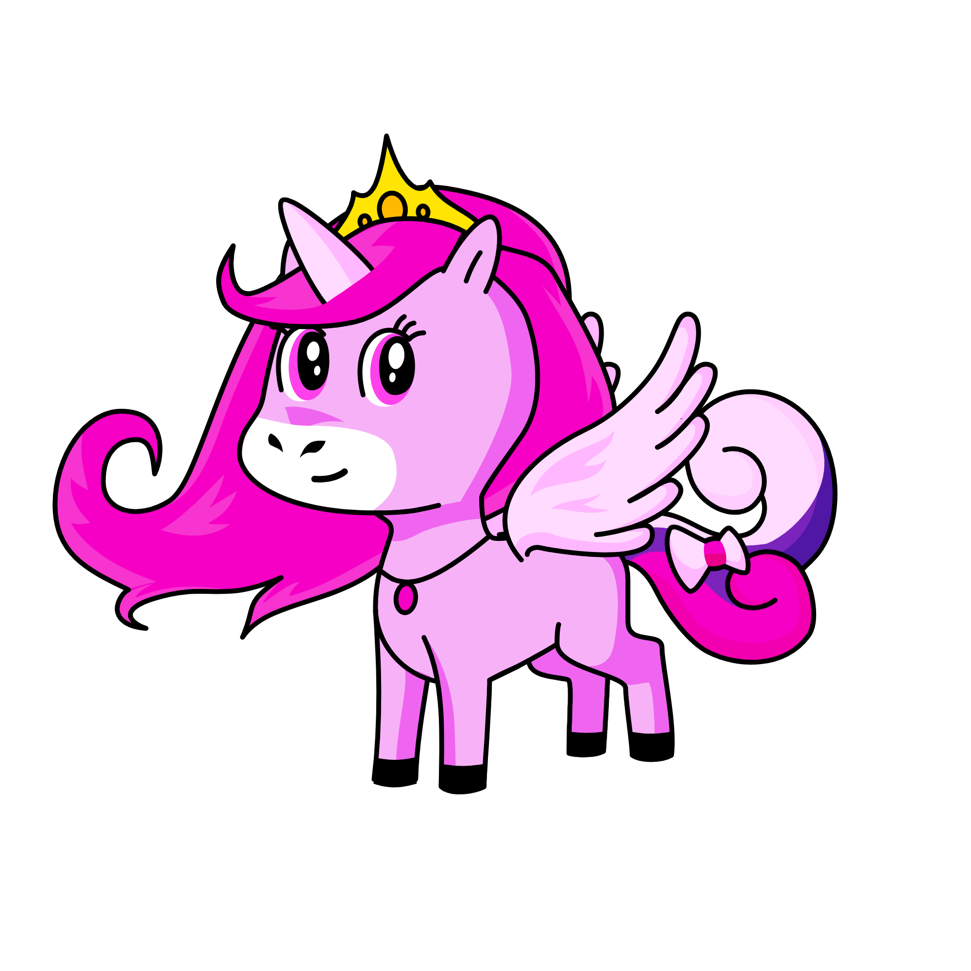 Princess Pinky , the unicorn