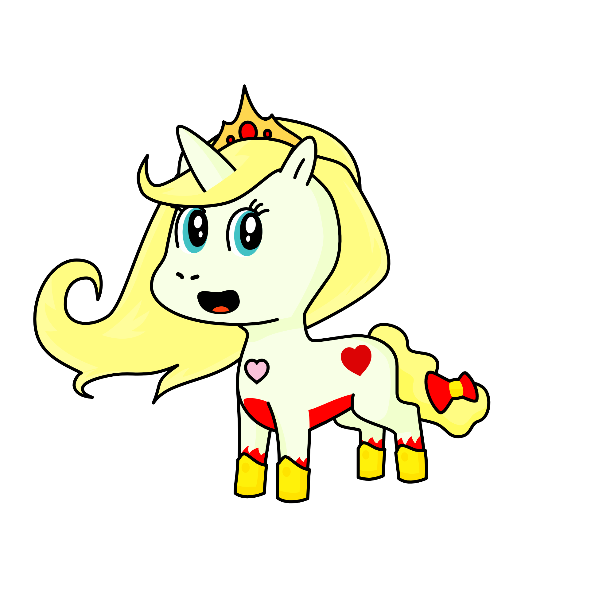 Apple White, the unicorn