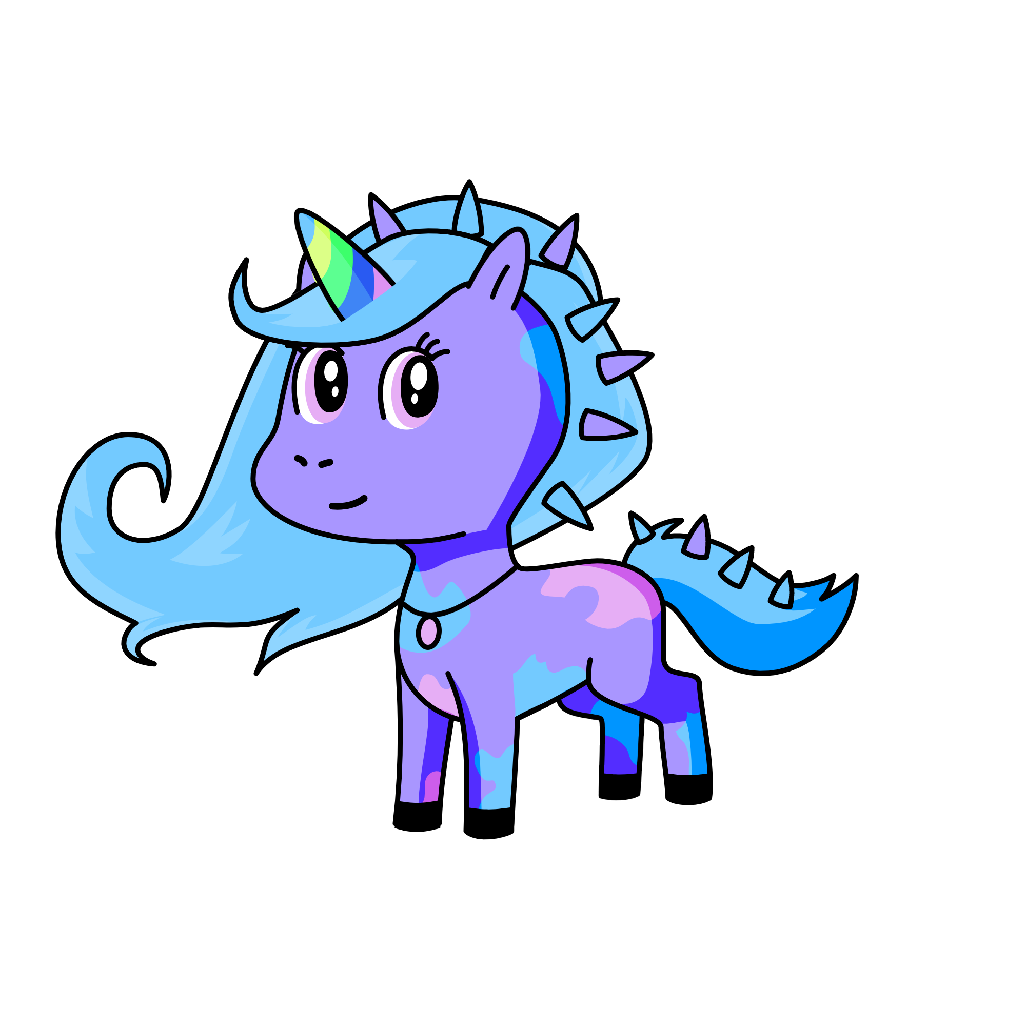 Pastel, the unicorn