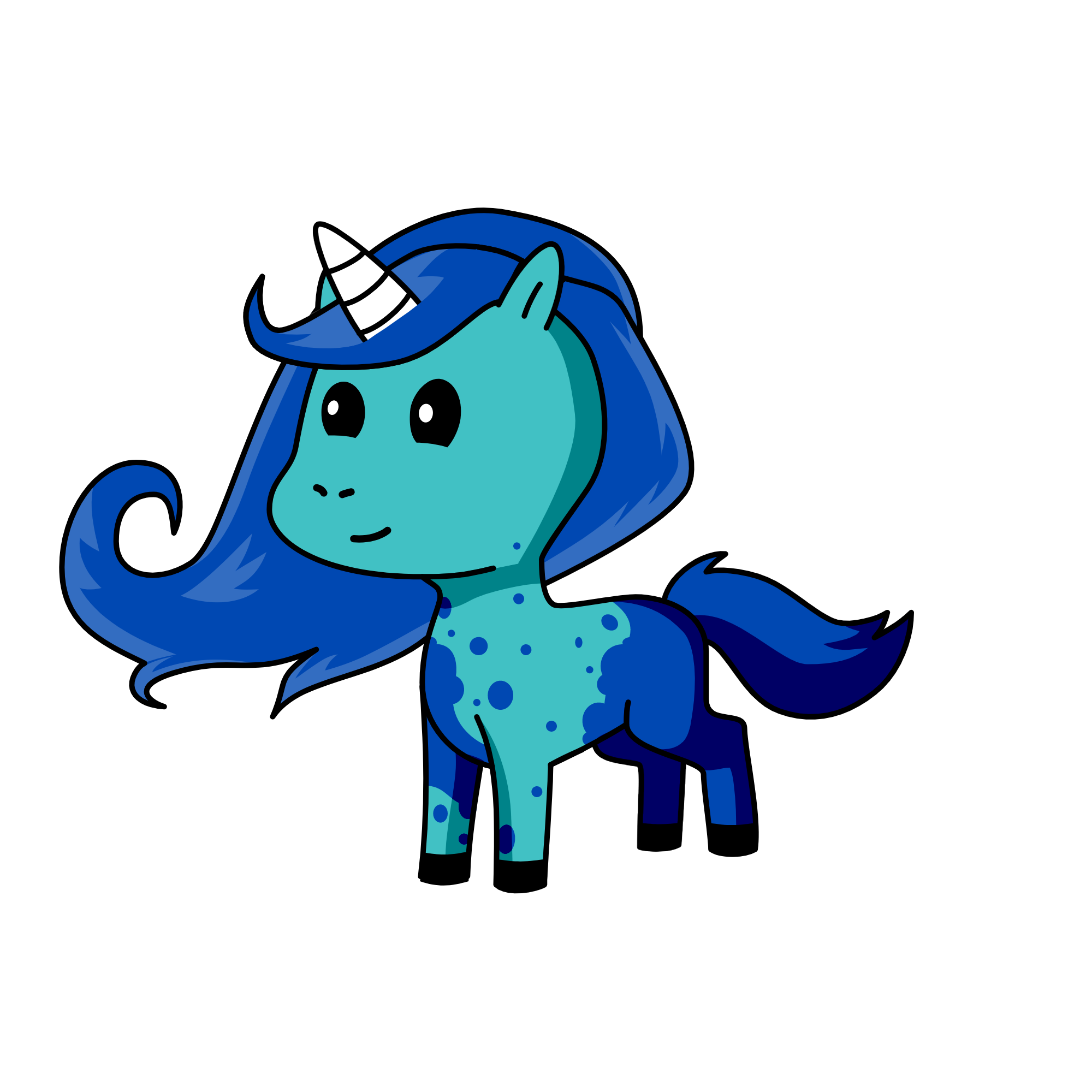 cupcake, the unicorn