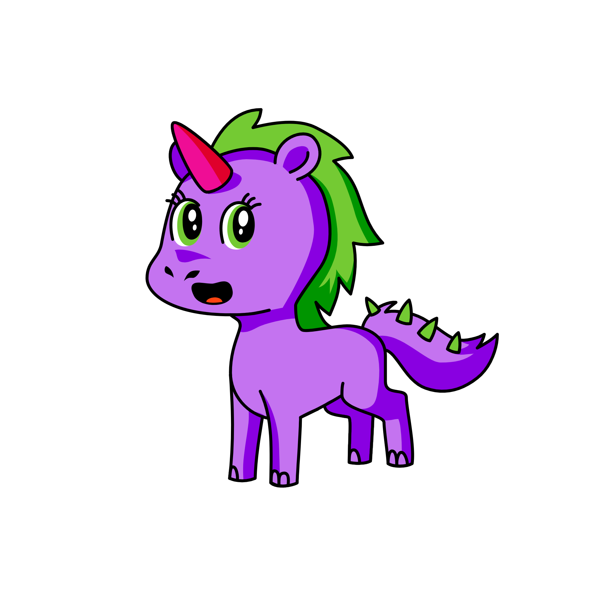 spike, the unicorn