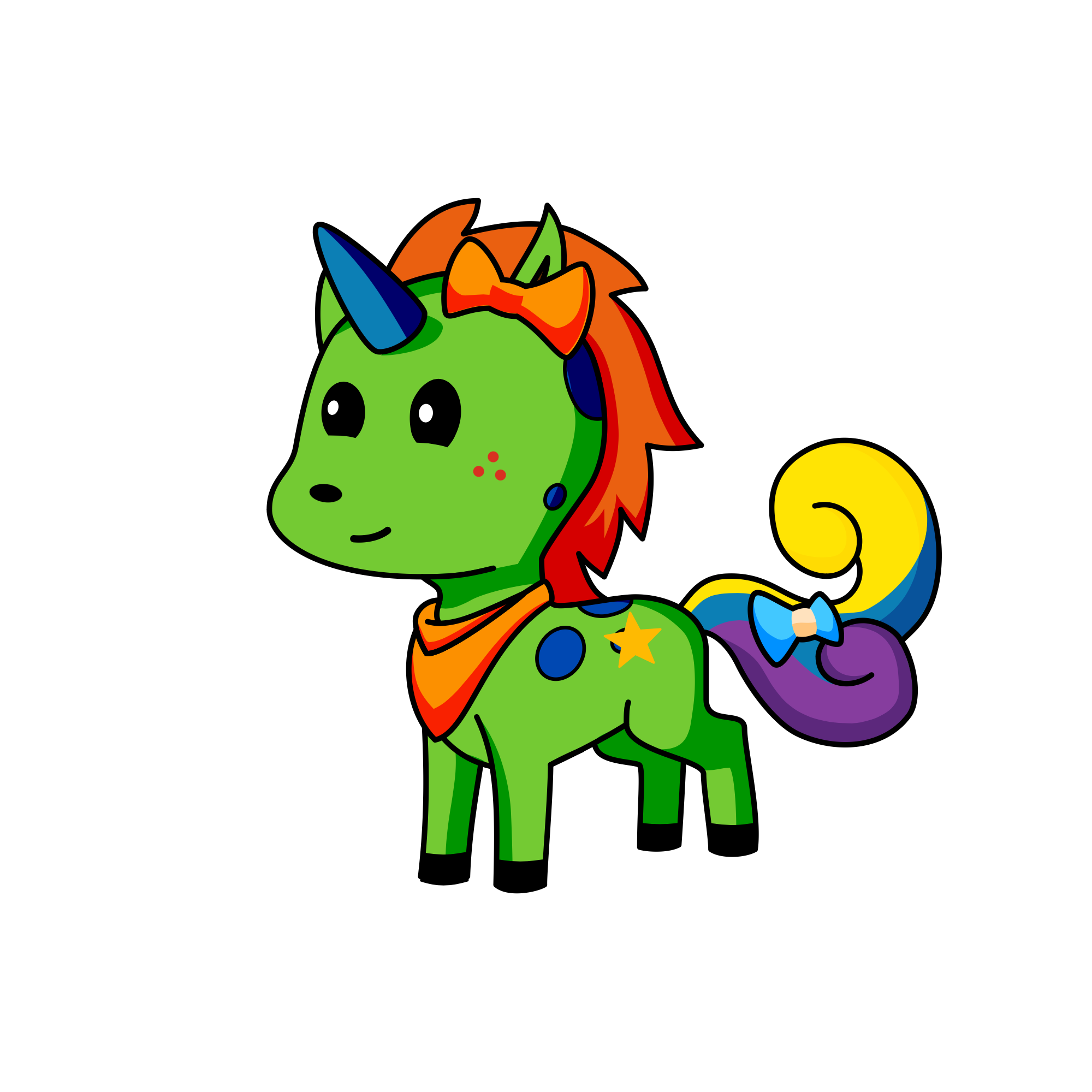 Hupaas, the unicorn