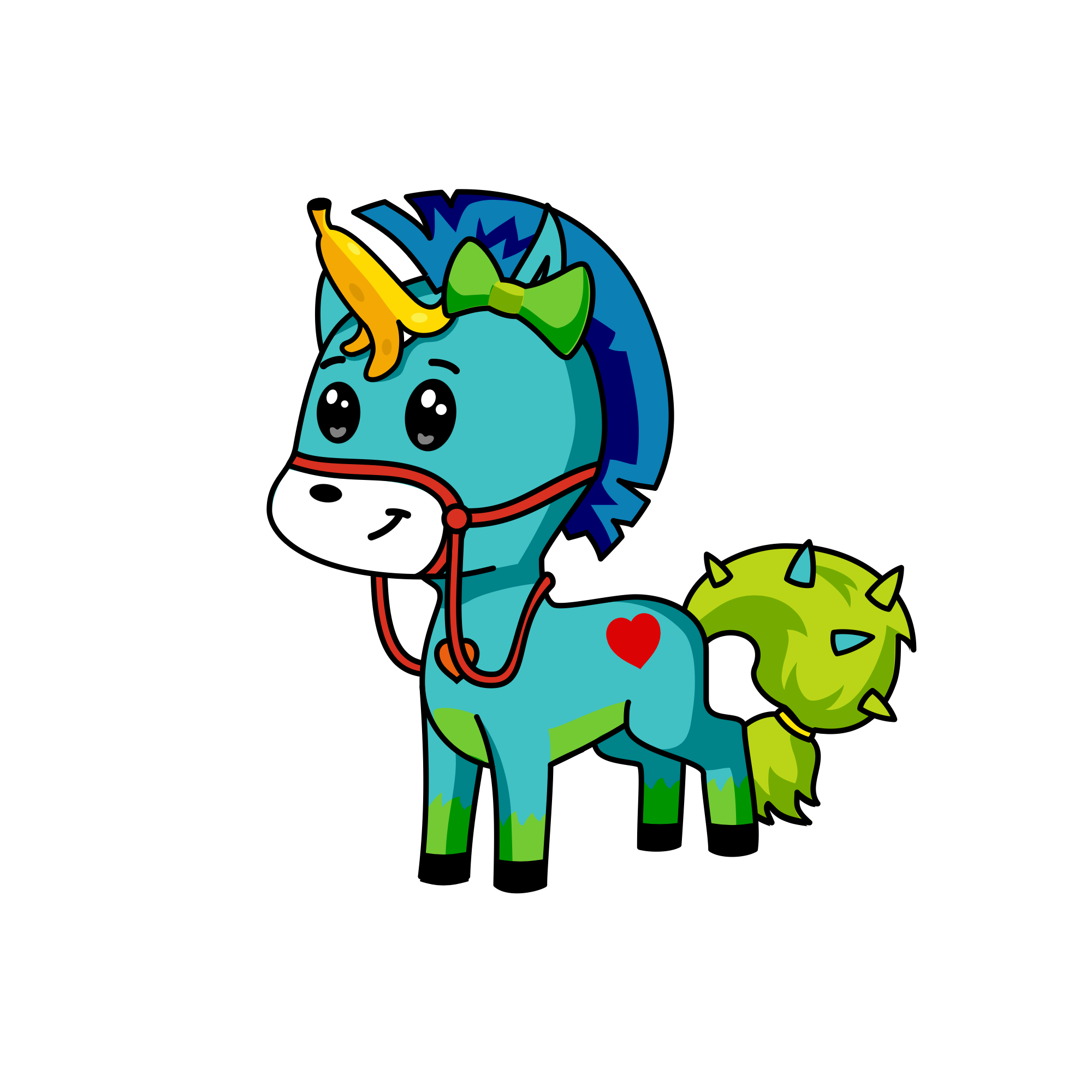 @, the unicorn