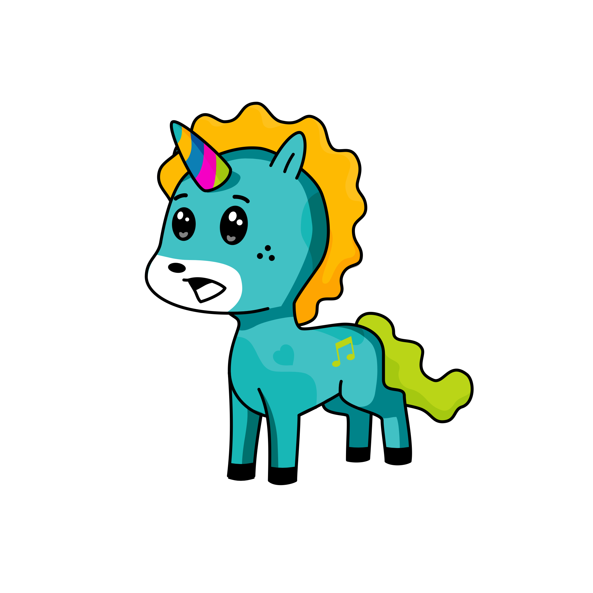 Hg , the unicorn