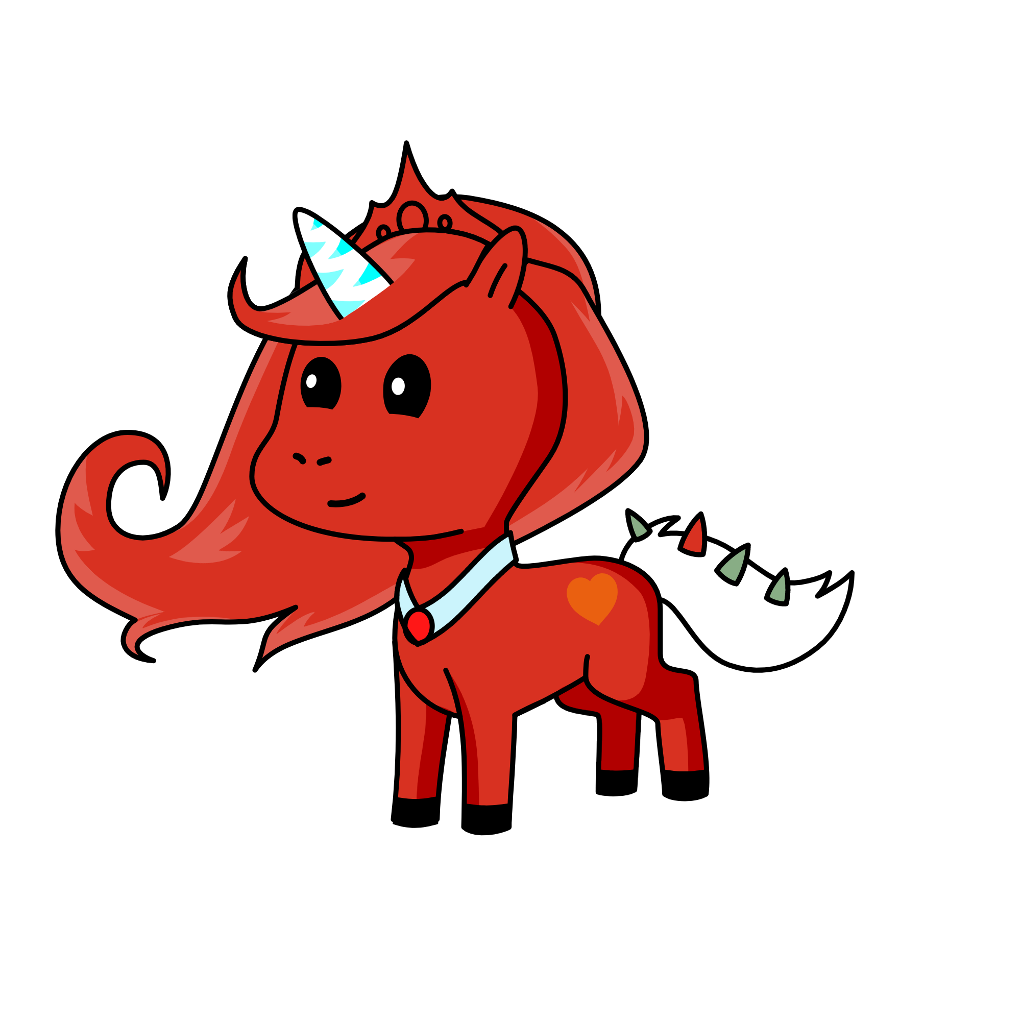 fire qween, the unicorn