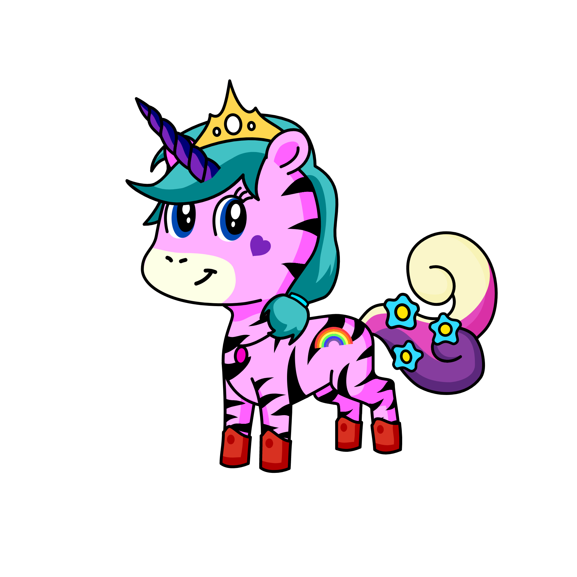Pinky, the unicorn
