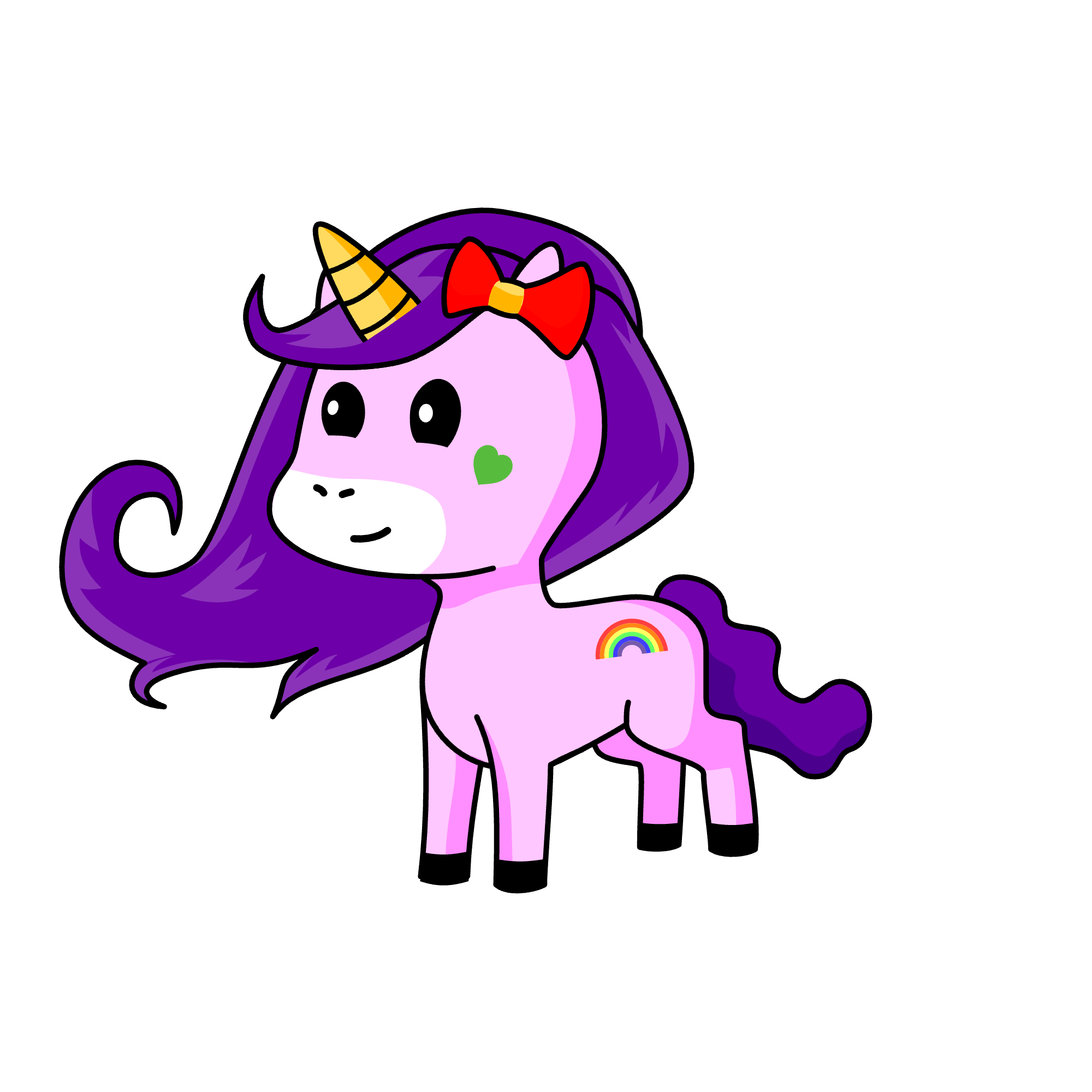Beaming Pixie Dust, the unicorn