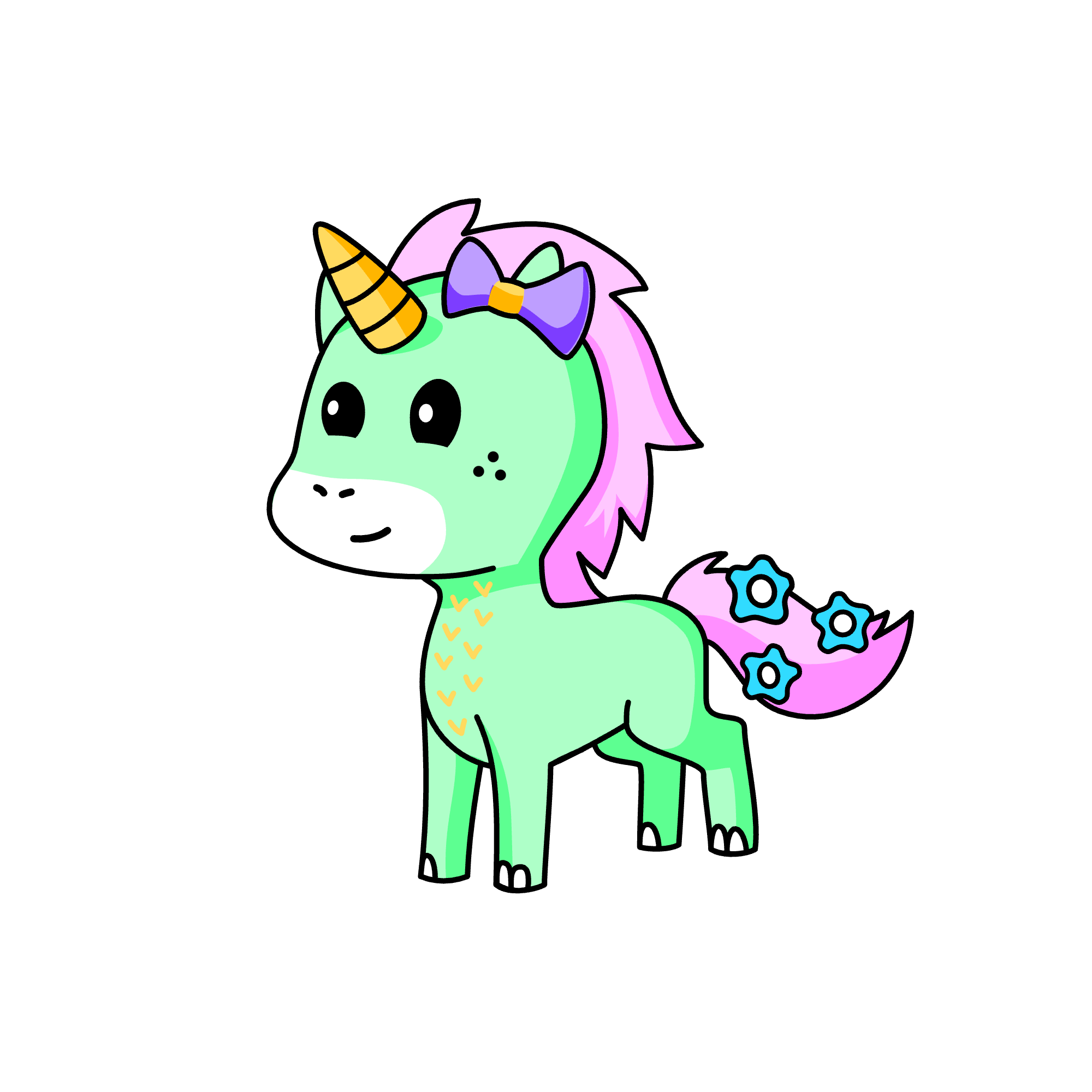 twinkle cottoncandy, the unicorn