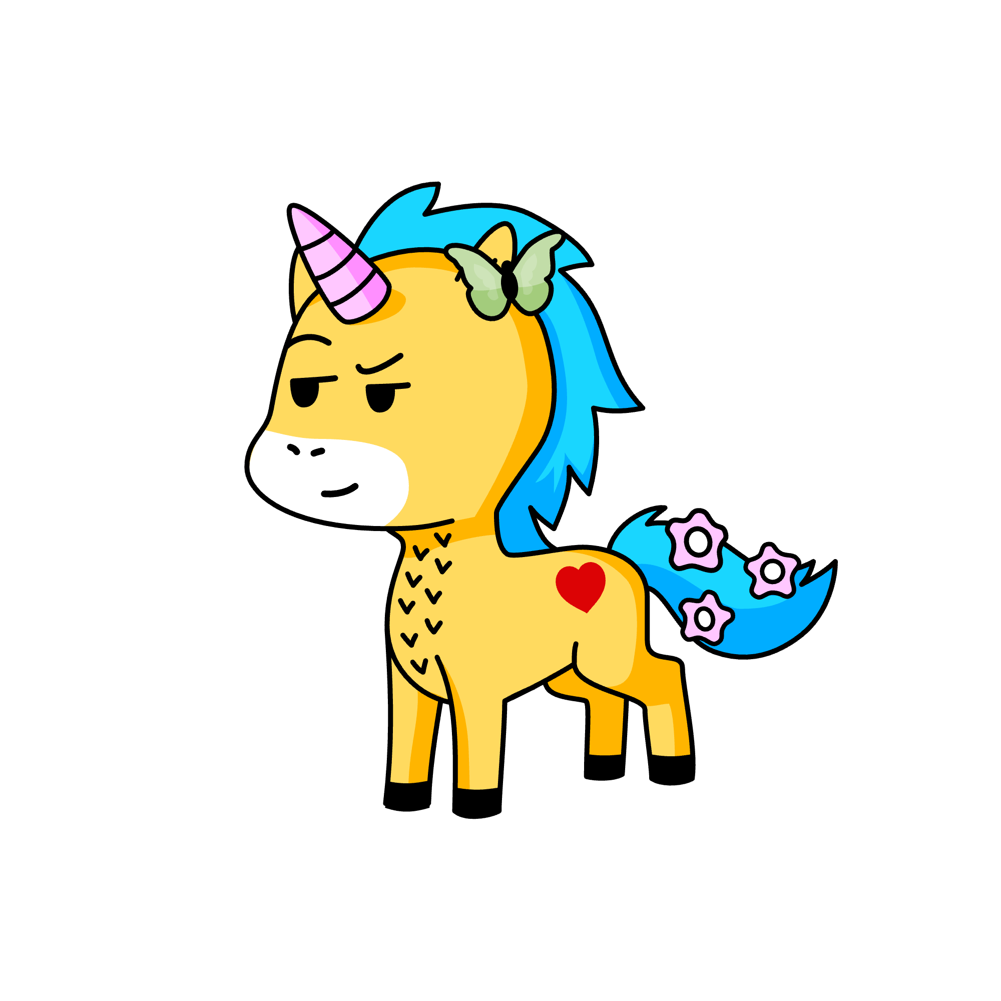 Sassy Moonbeamer, the unicorn