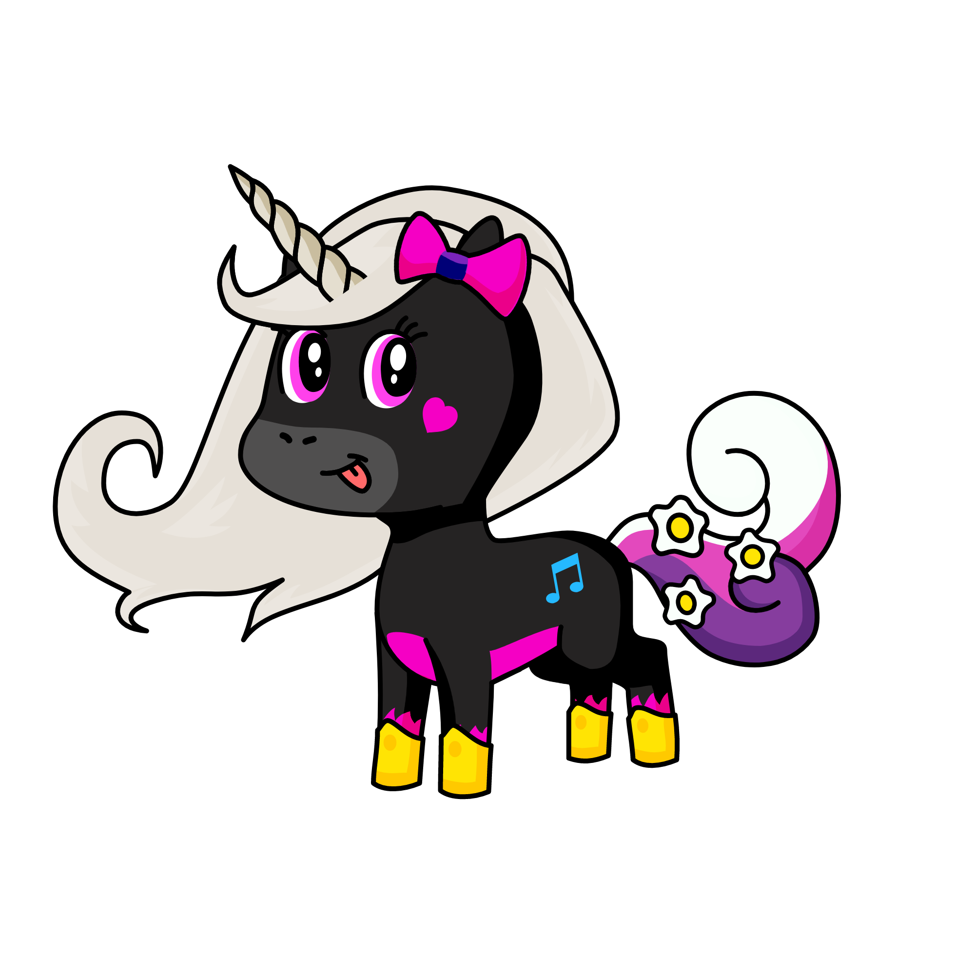 Midnight, the unicorn