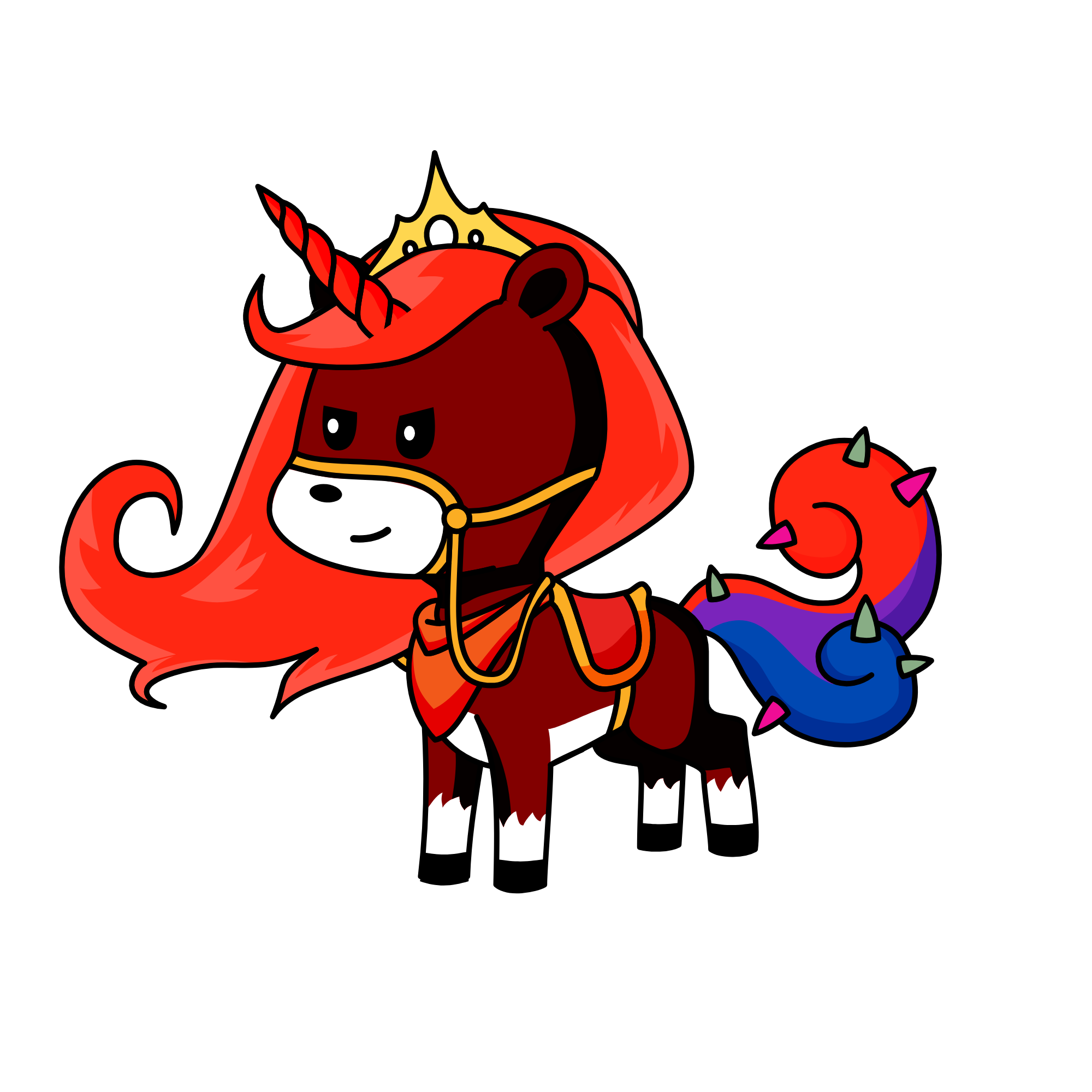 Twice, the unicorn