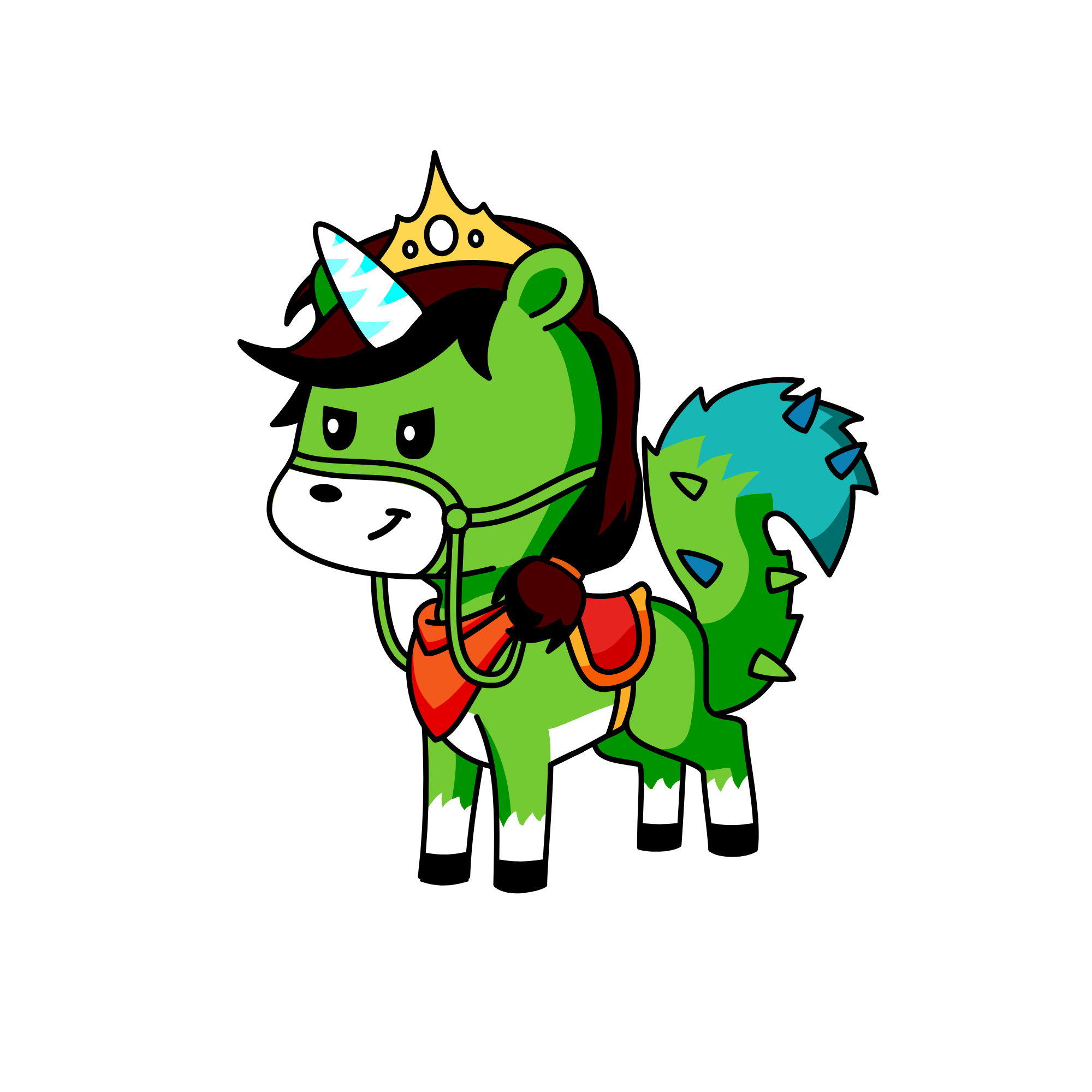 Queen Mulan, the unicorn