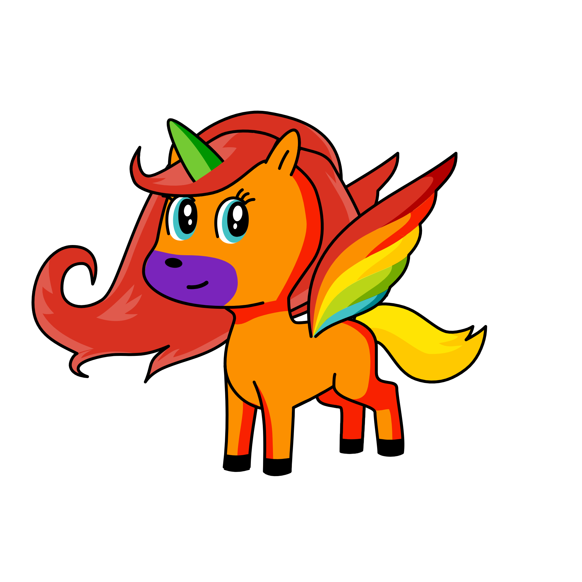 Pride, the unicorn