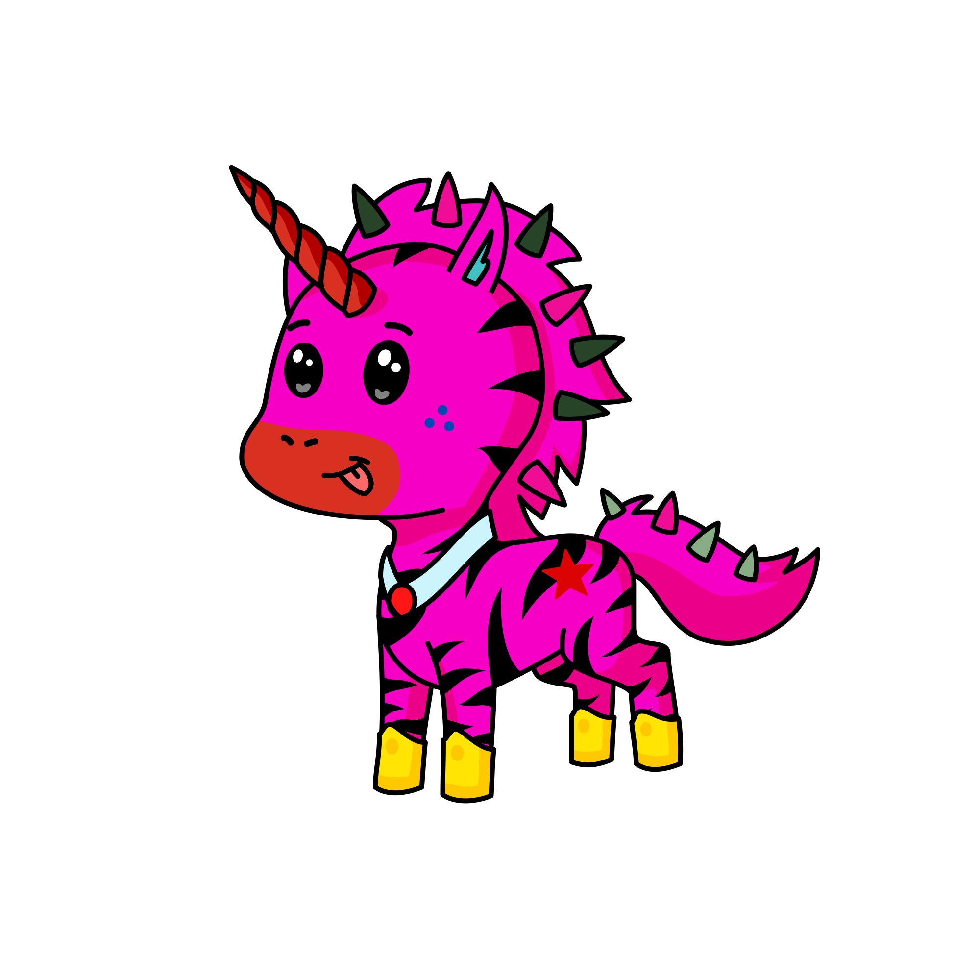 Butterscotch, the unicorn