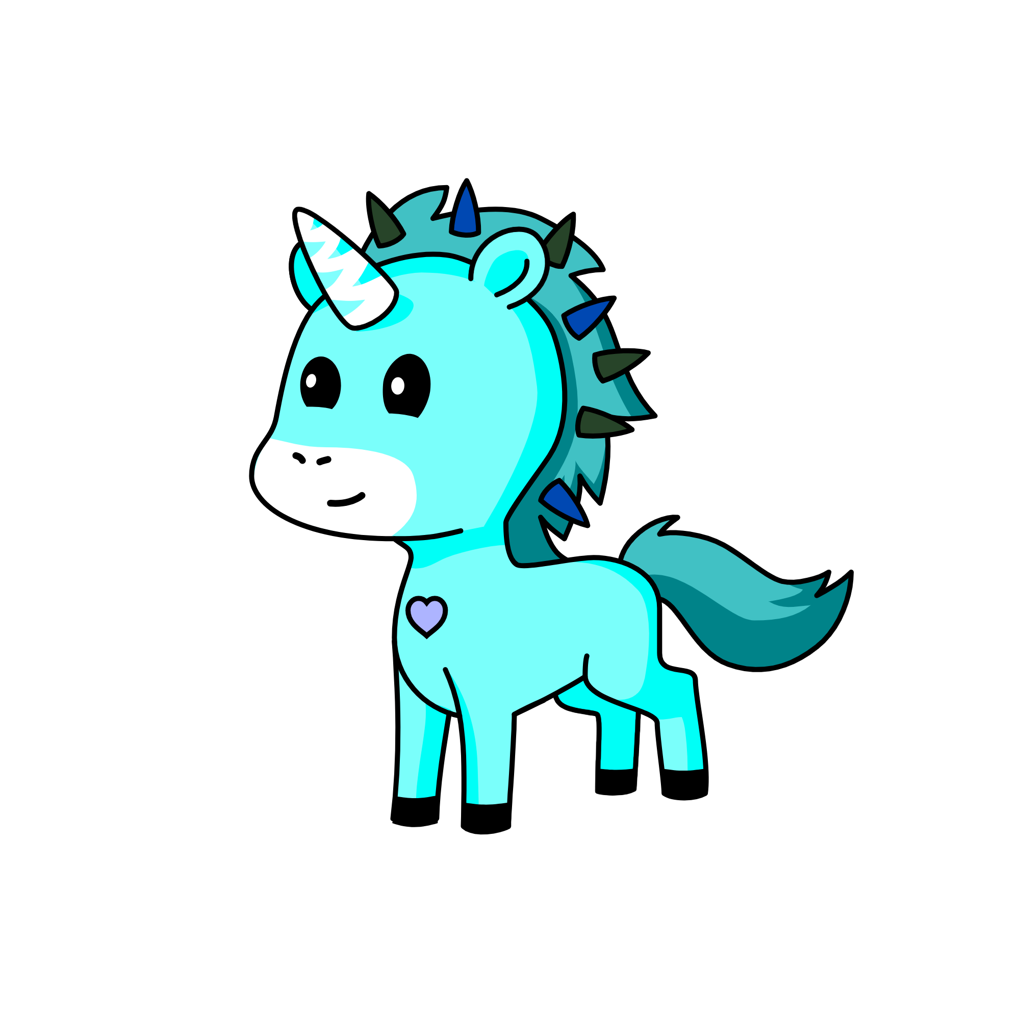 spike, the unicorn