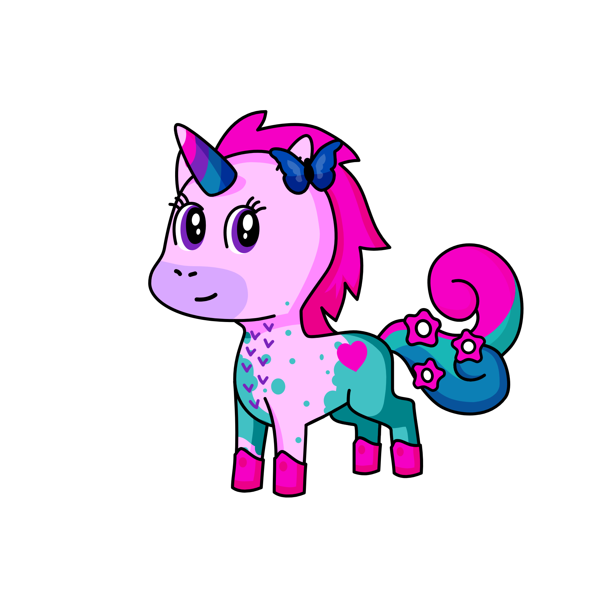 Galaxy, the unicorn