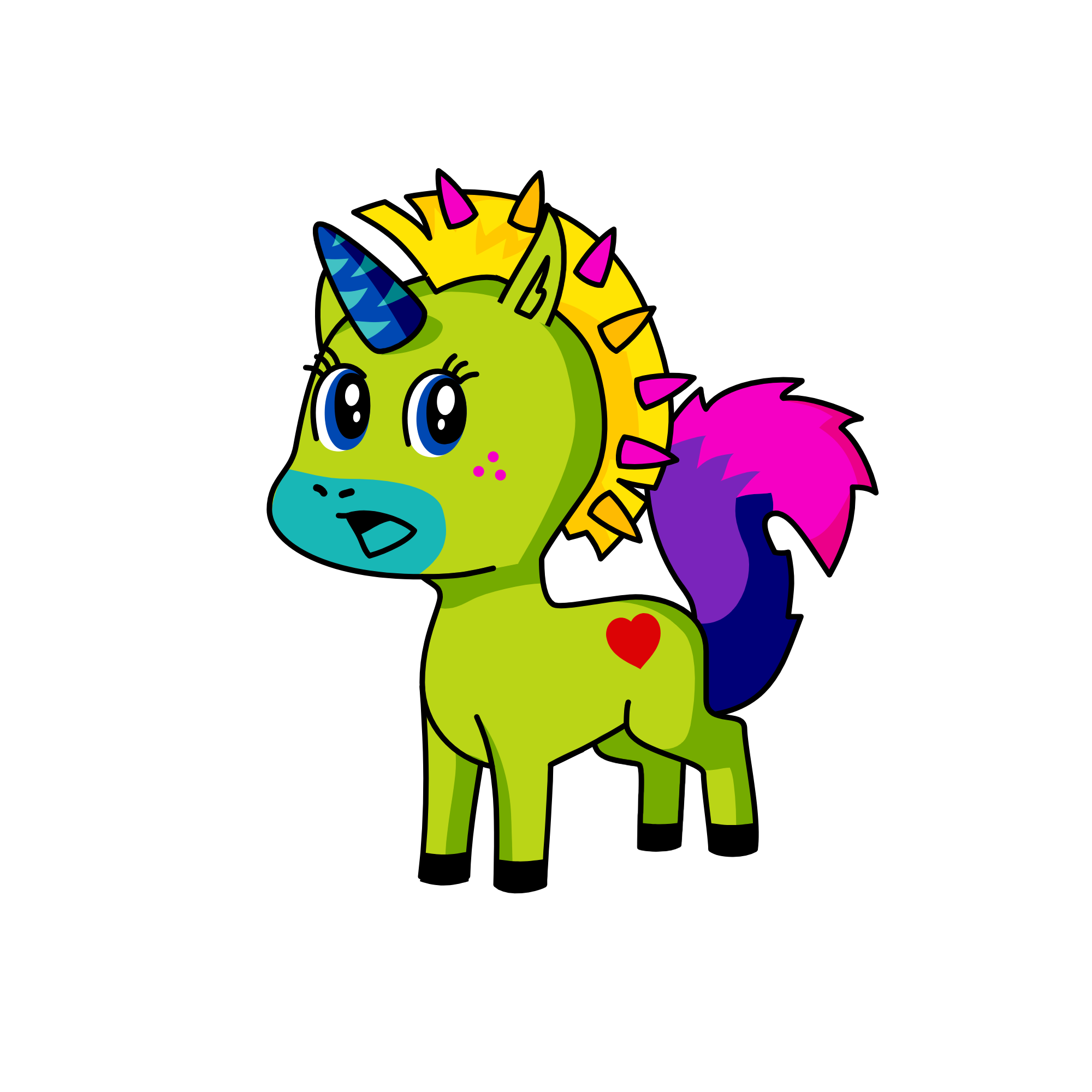 Rose, the unicorn