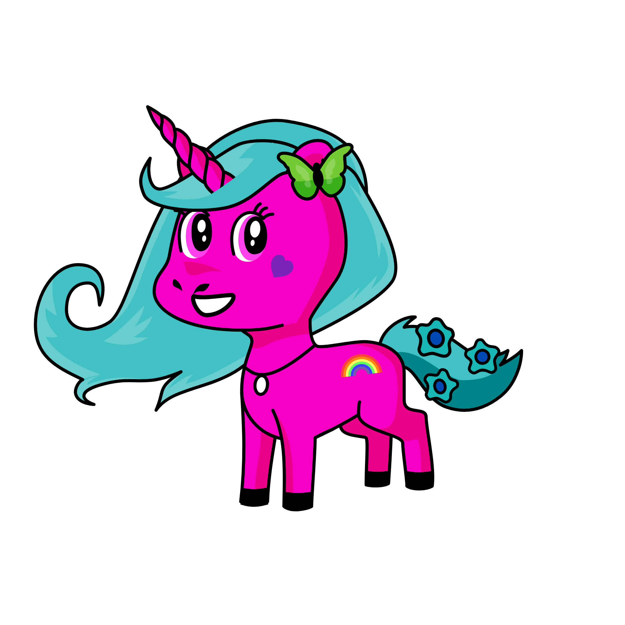 Glimmer, the unicorn