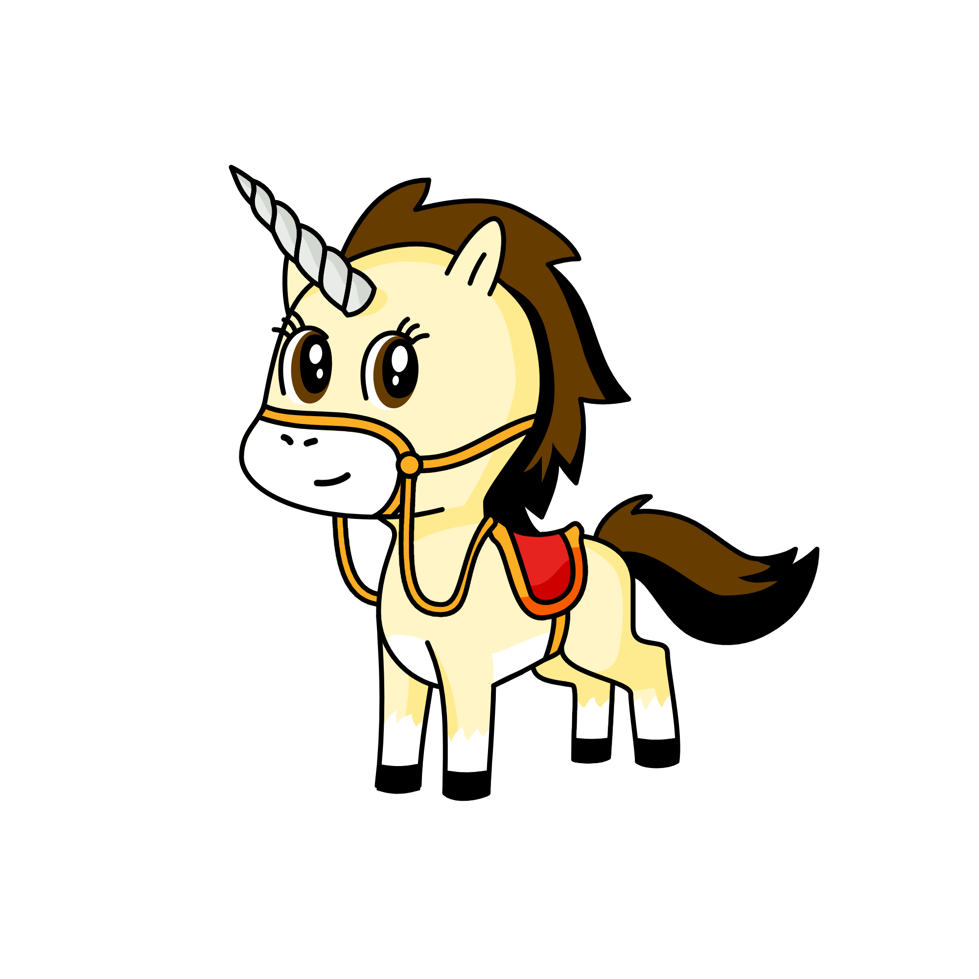 A completely normal unicorn, the unicorn