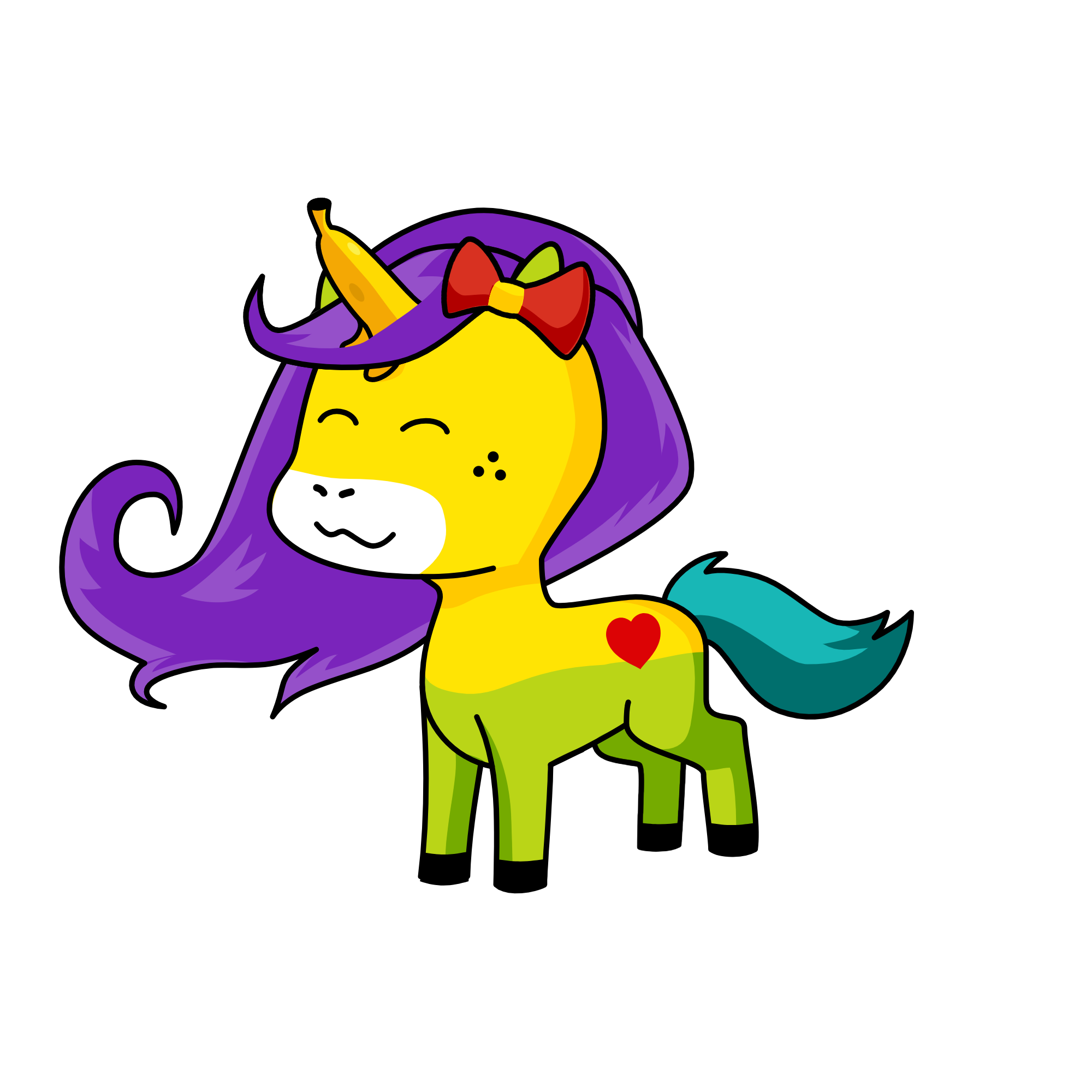 Shy, the unicorn