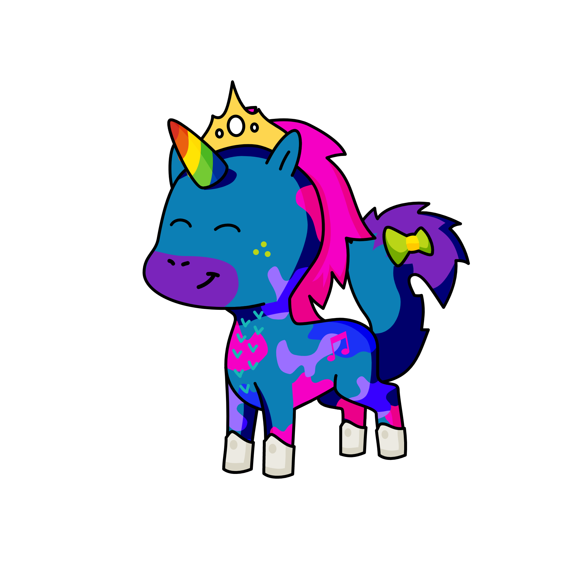 Heart beat, the unicorn