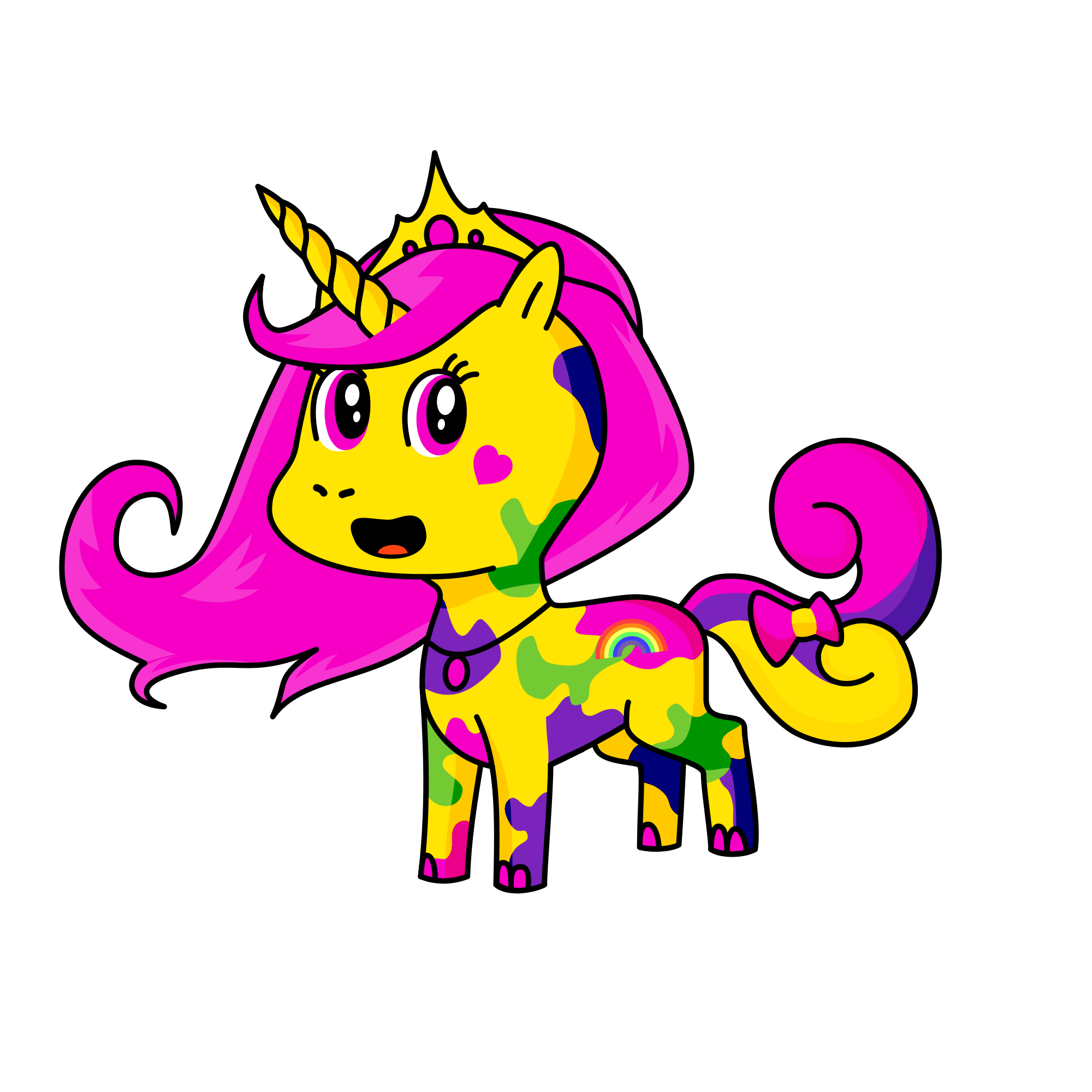 Princess Ruby, the unicorn