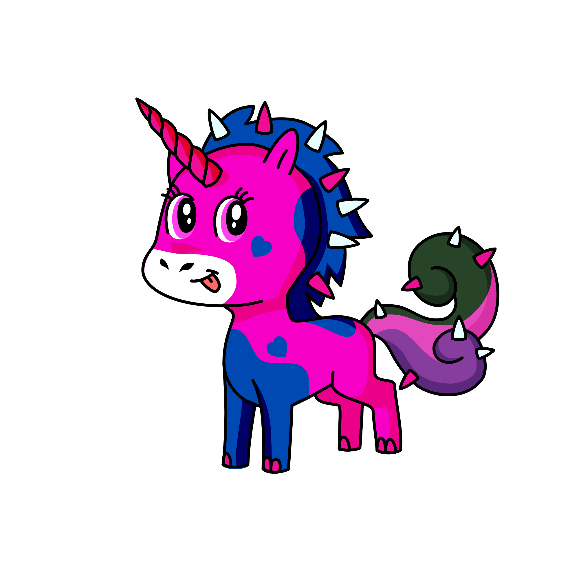 lucky moesa, the unicorn