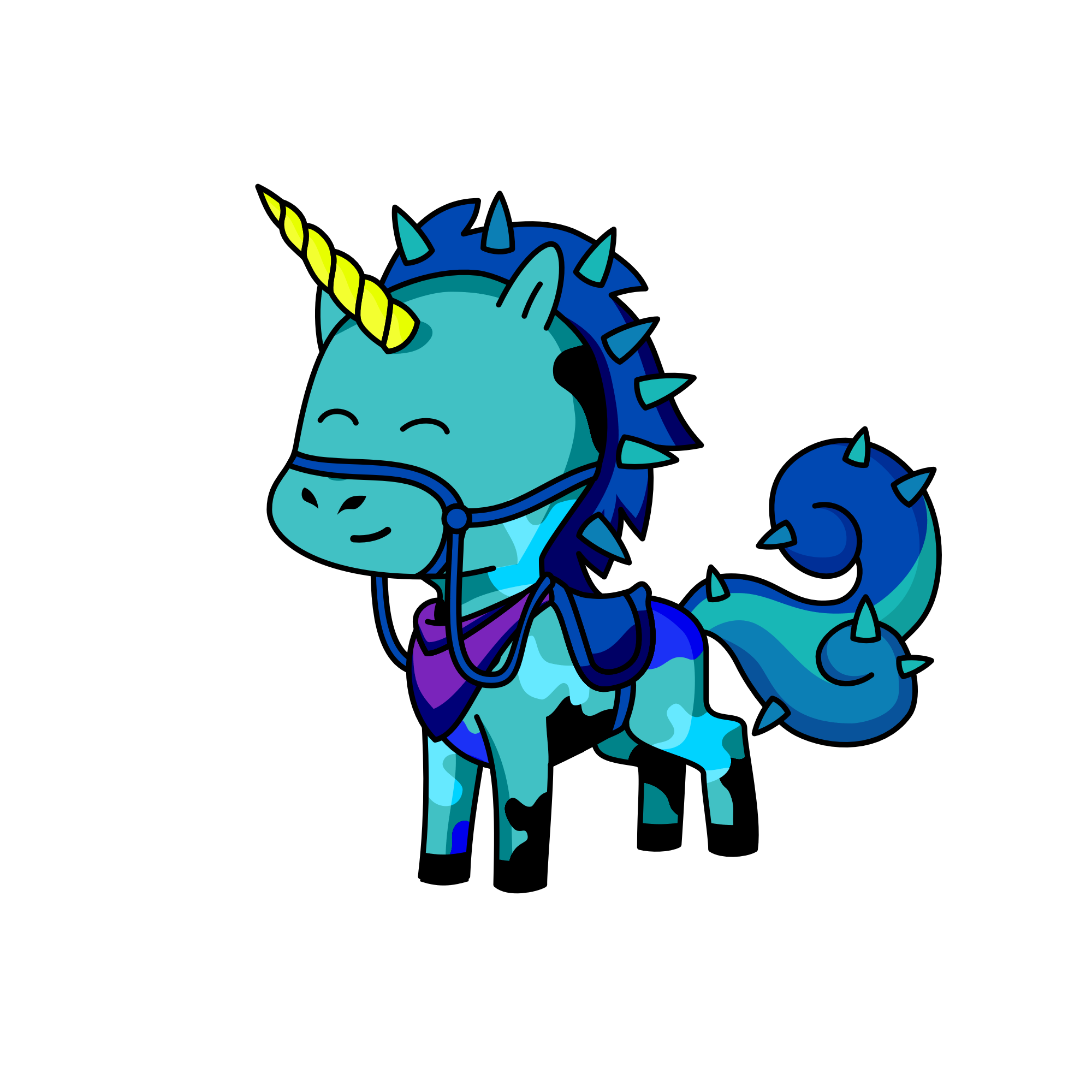 aqua, the unicorn