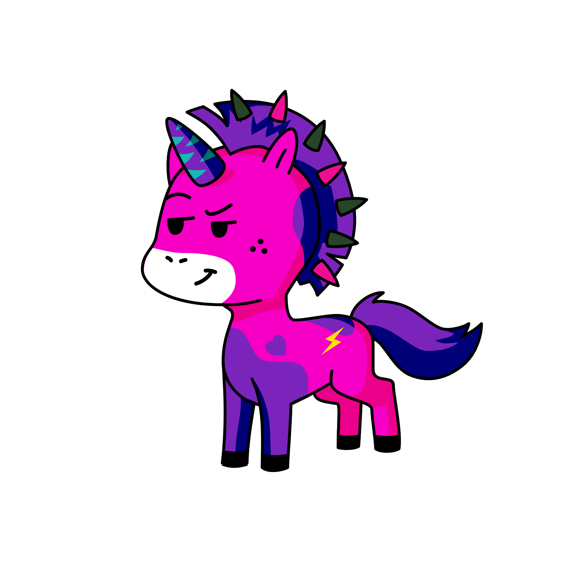 spike, the unicorn