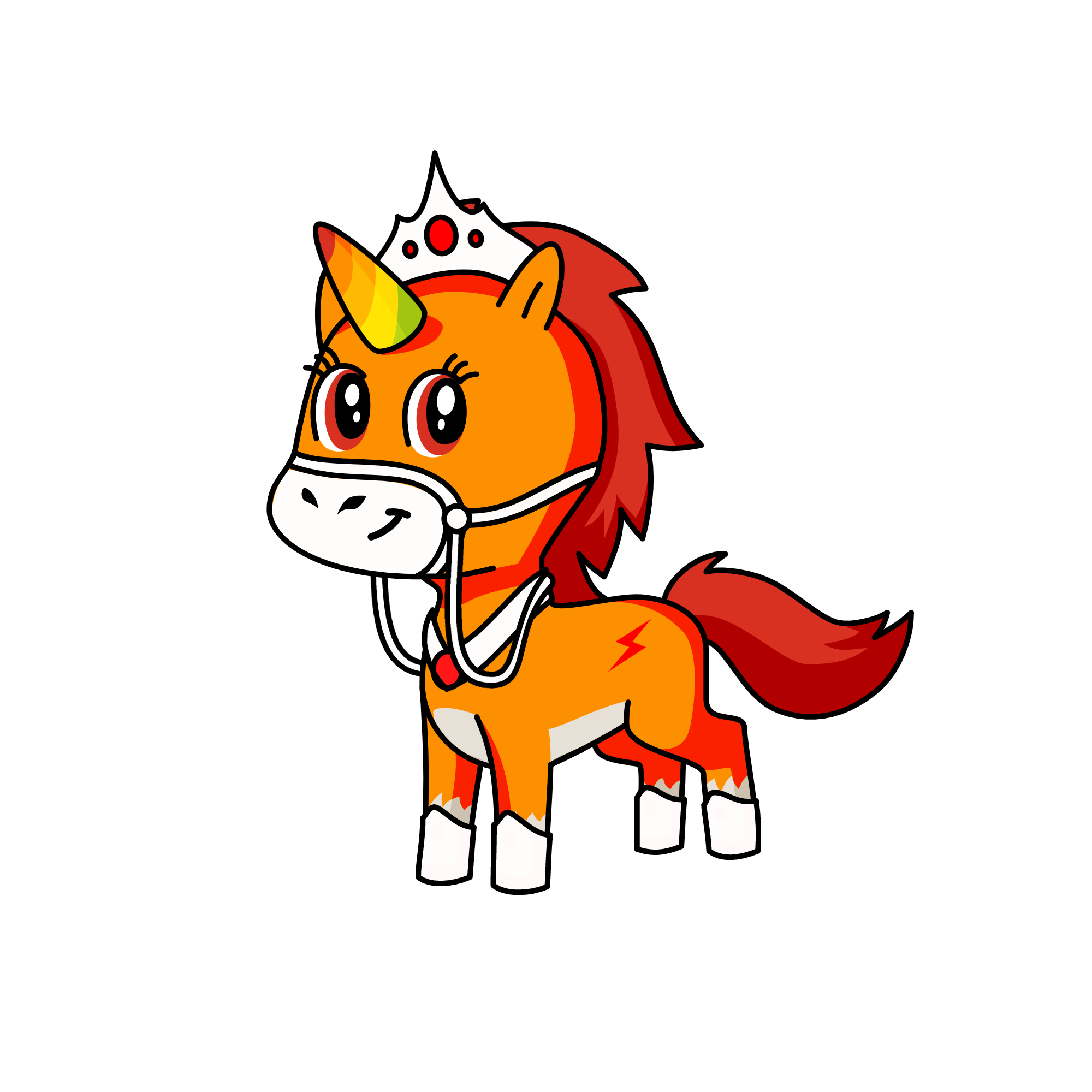 Fireheart, the unicorn