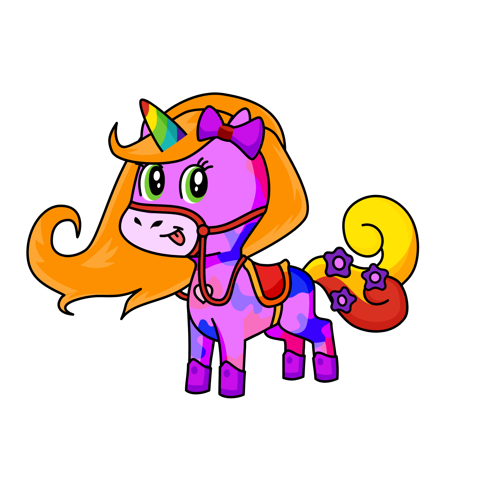 beaty girl, the unicorn