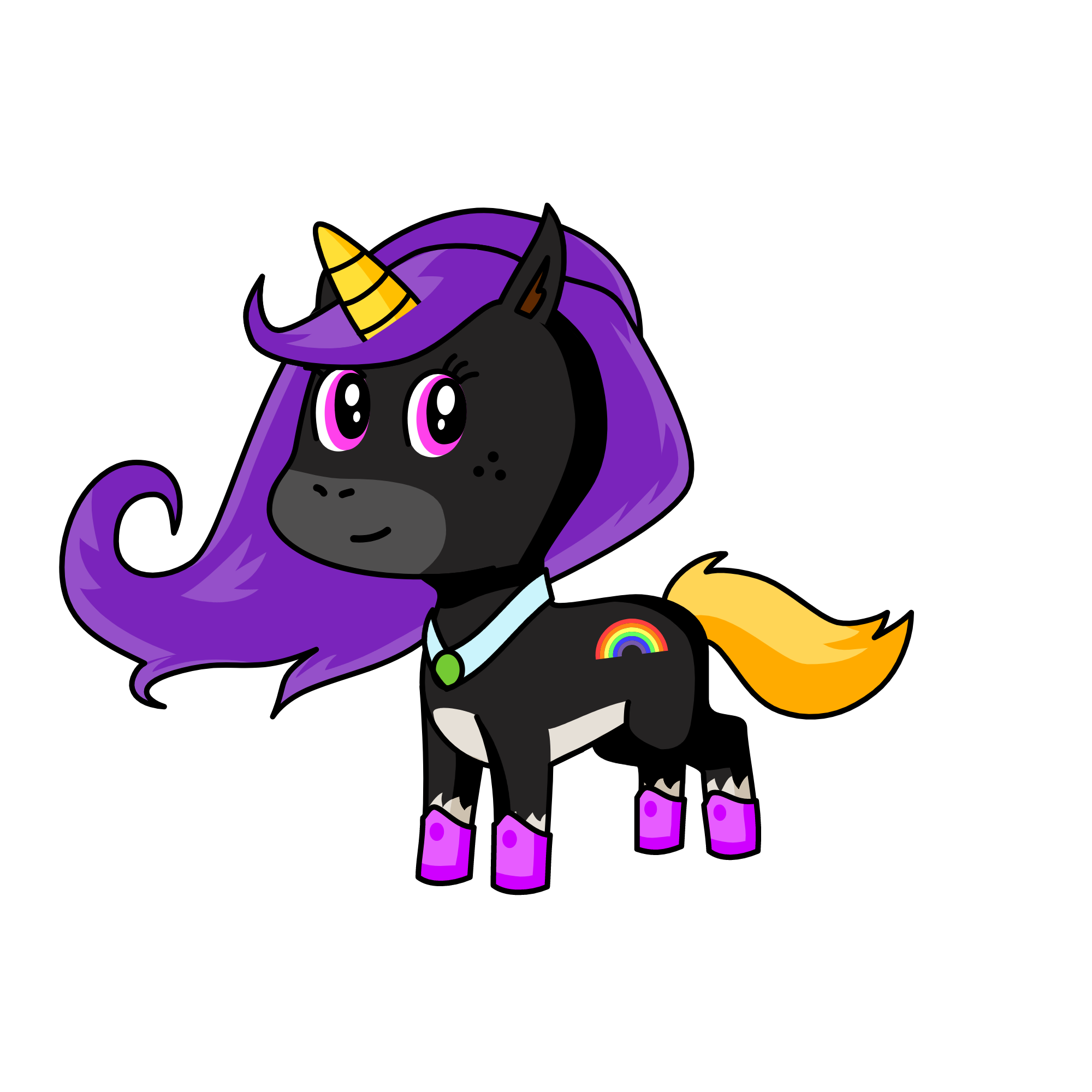 girl you rock, the unicorn