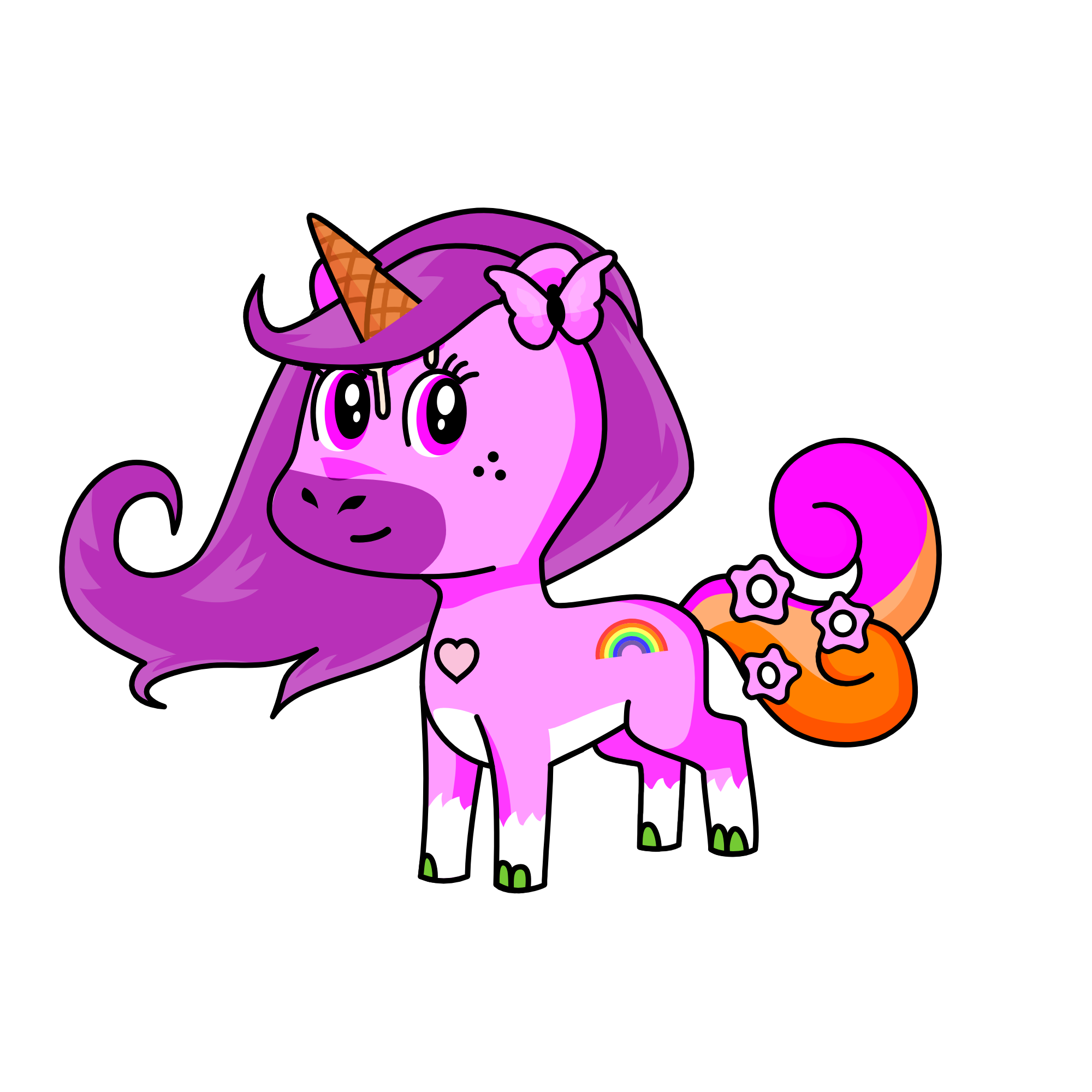 ice cream, the unicorn