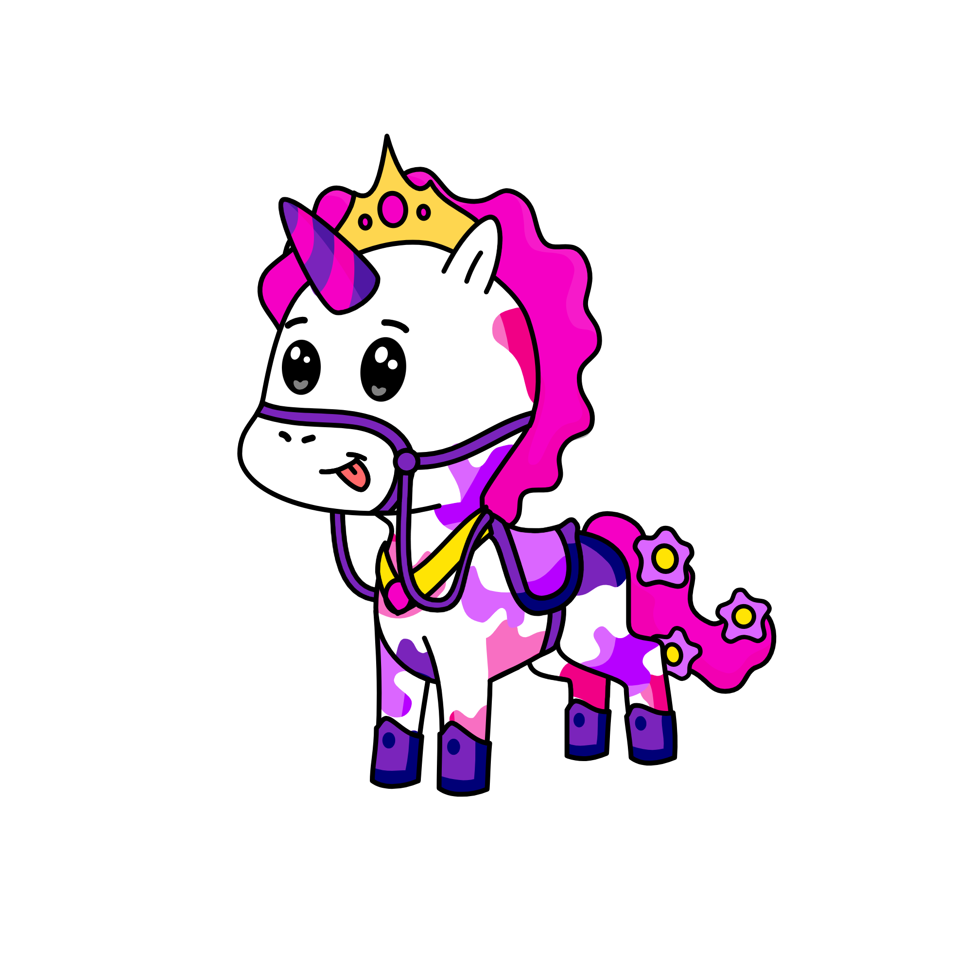 Pinky, the unicorn
