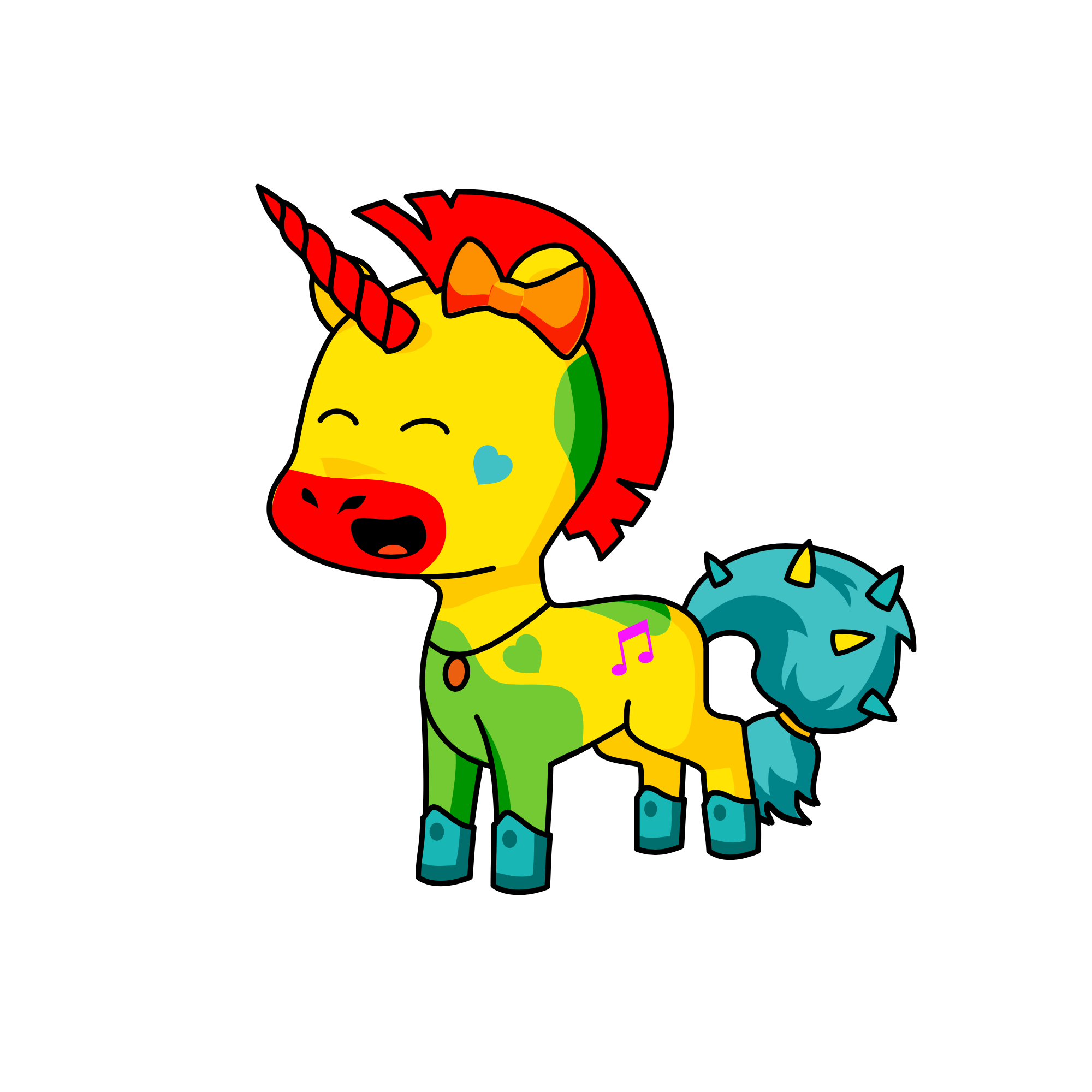 J, the unicorn