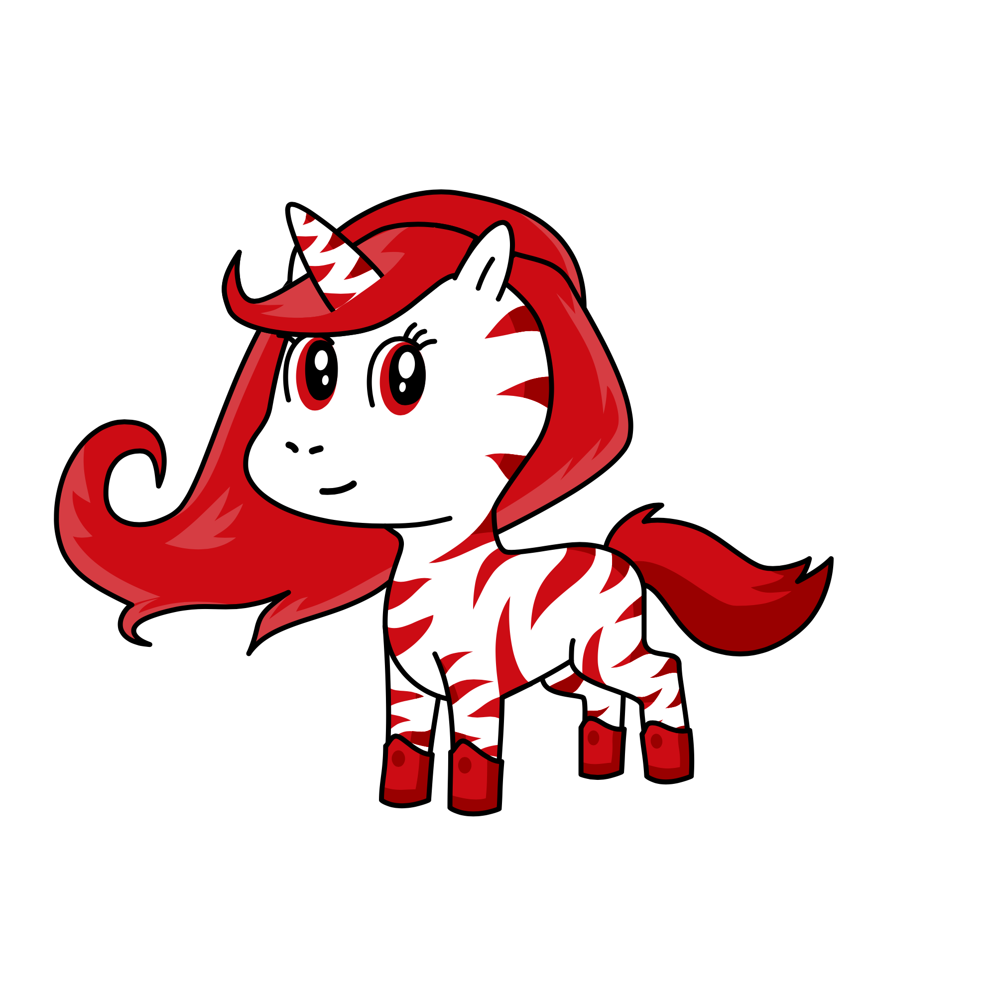 CANDYCANE, the unicorn