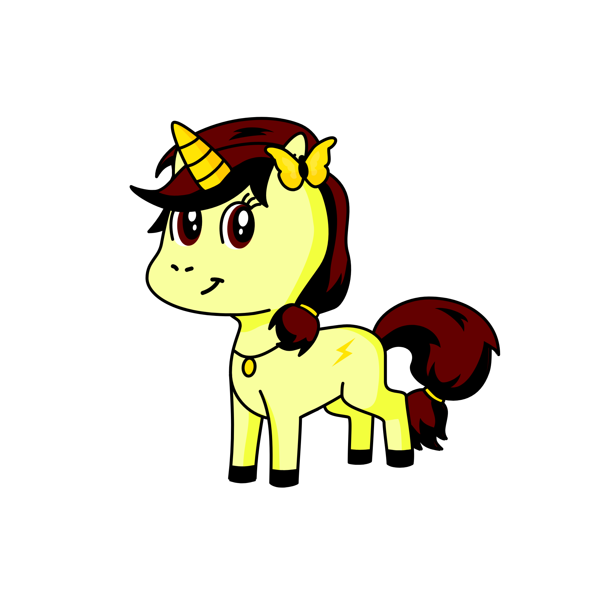 Sandy, the unicorn