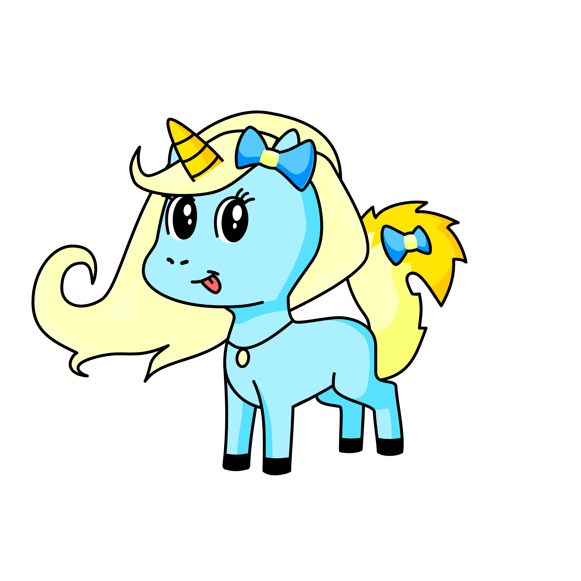 Sally, the unicorn